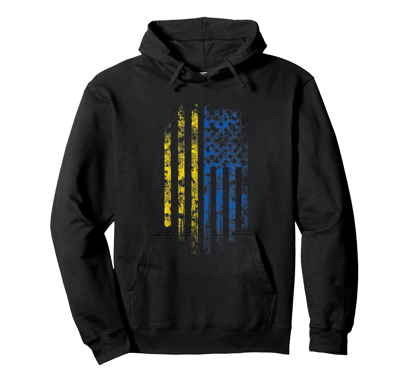 Ukrainian American Flag - Ukraine and USA Pride T-Shirt for Women Kids Men