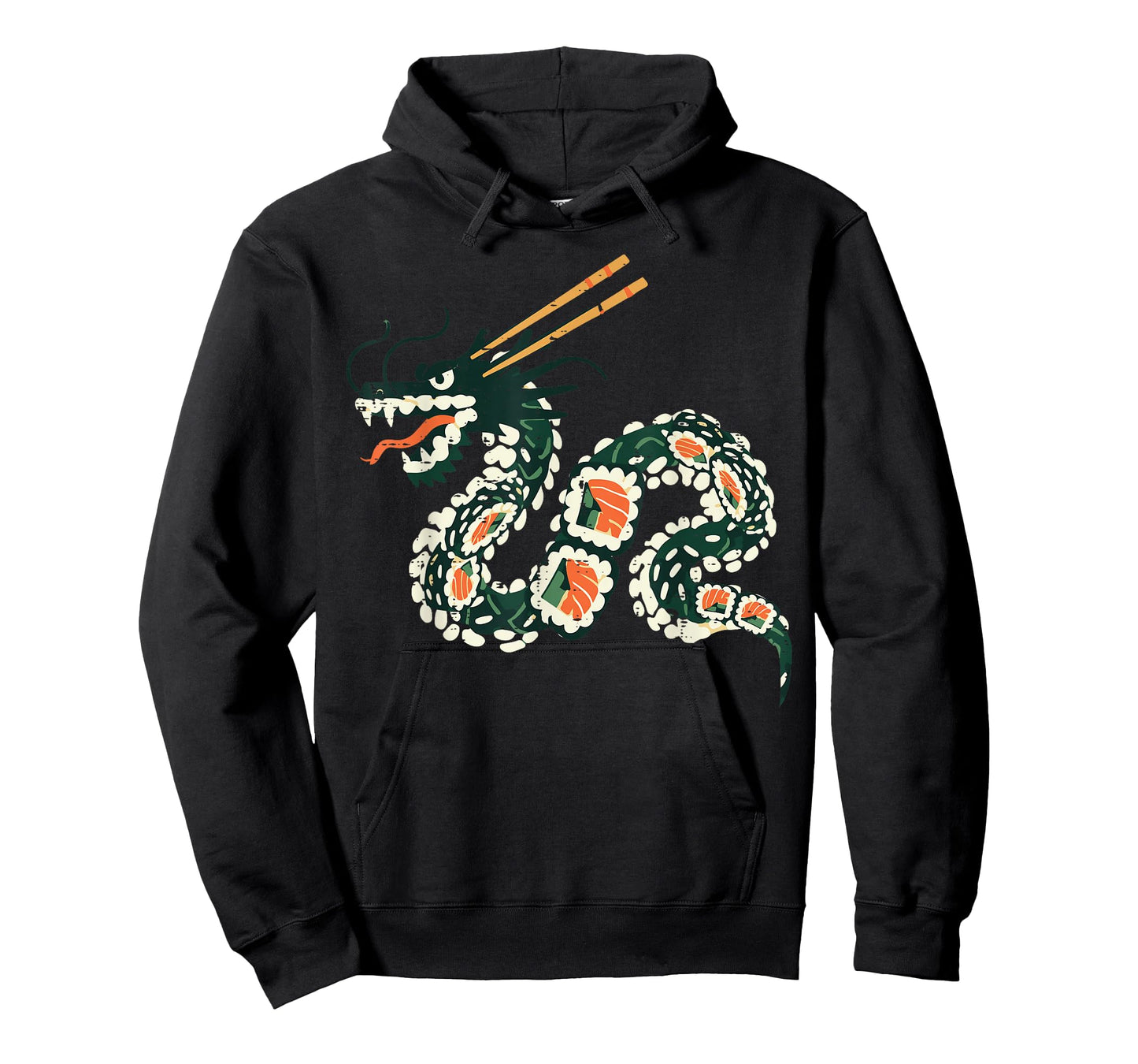 Dragon Sushi Roll Funny Japanese Food Anime Men Women Kids T-Shirt