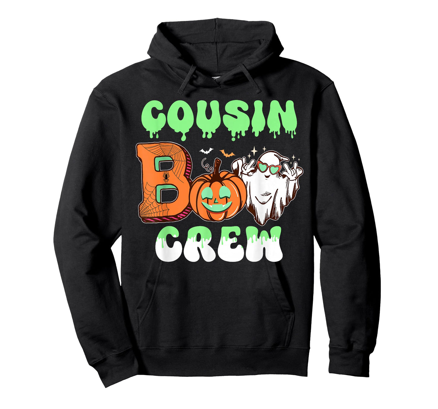 Cousin Boo Crew Halloween Ghost Pumpkin T-Shirt