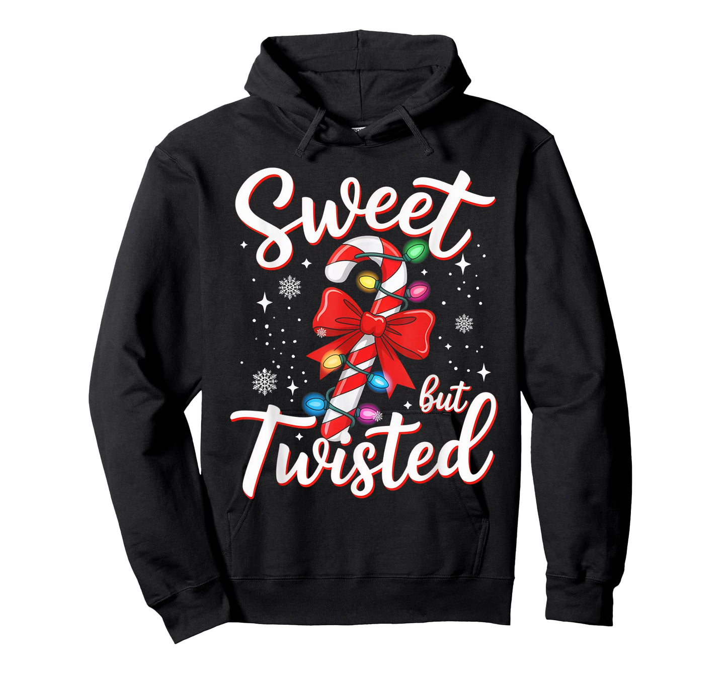 Sweet But Twisted Funny Christmas Candy Cane Xmas Holiday T-Shirt