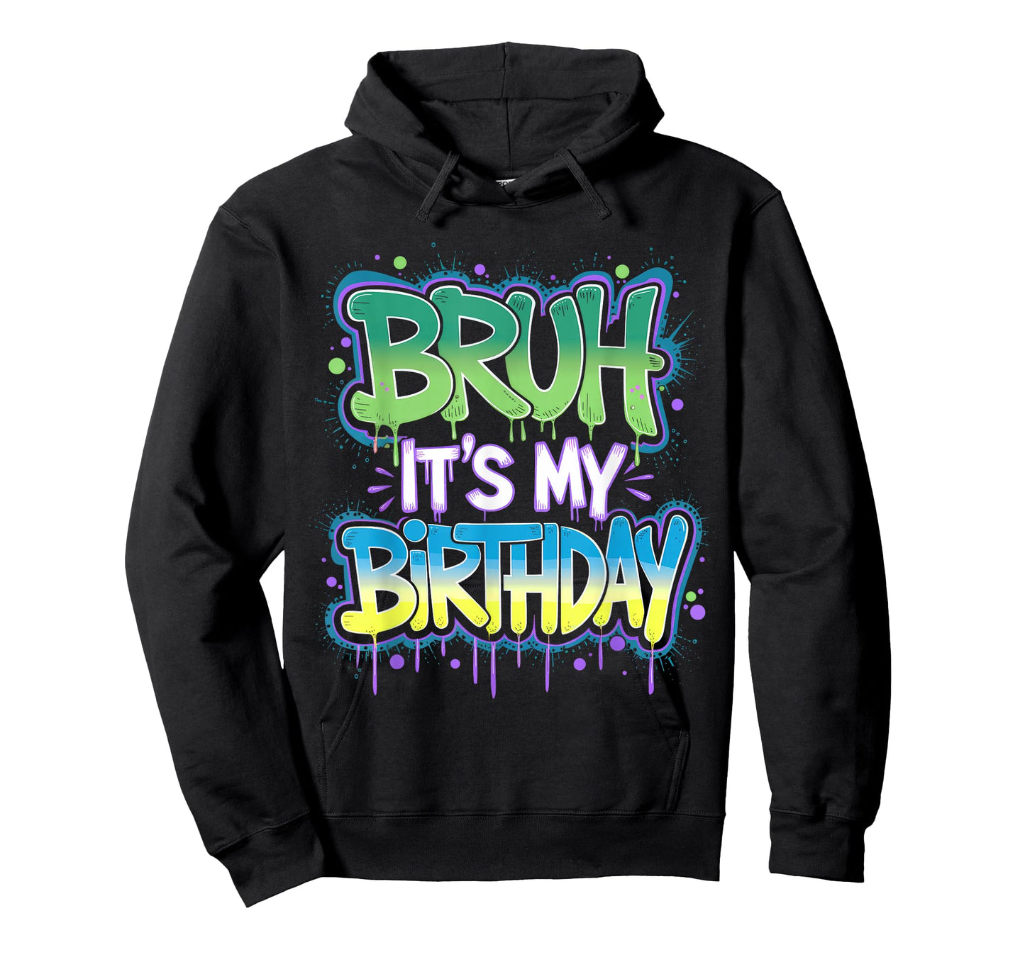 Bruh It's My Birthday Funny Birthday Boy Teen Gamer Meme T-Shirt