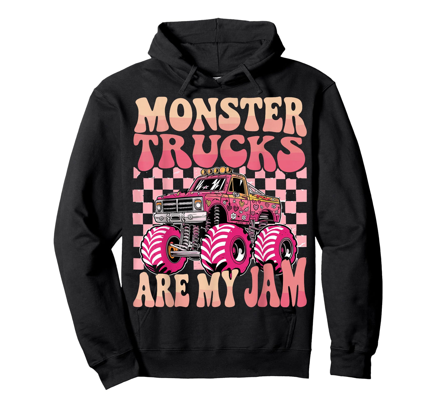 Monster Trucks Are My Jam Colorful Monster Truck T-Shirt