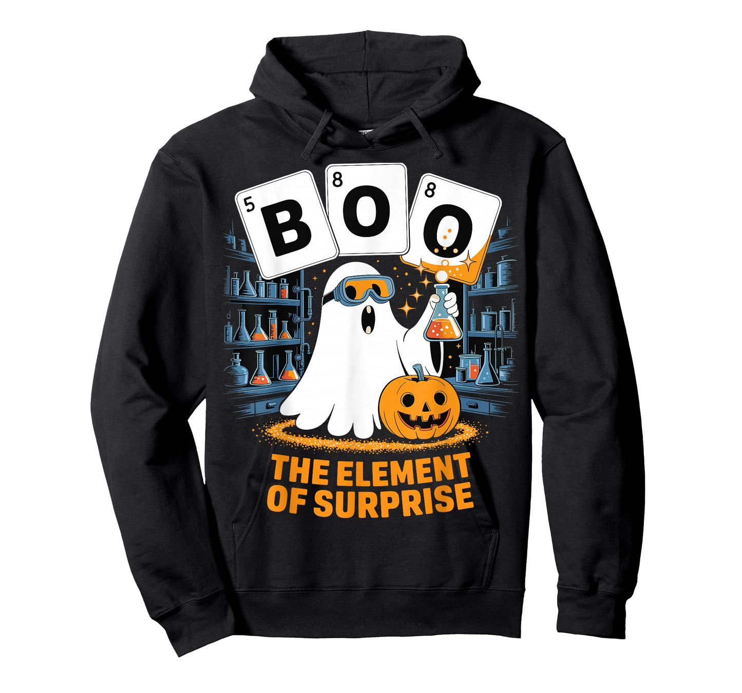 Chemistry Boo Ghost Element of Surprise Science Teacher Tee T-Shirt