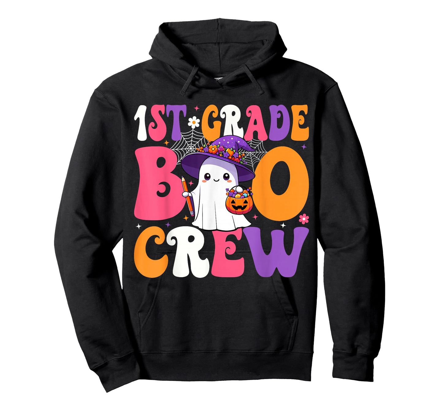 1st Grade Boo Crew Halloween First Grade Halloween Teacher T-Shirt