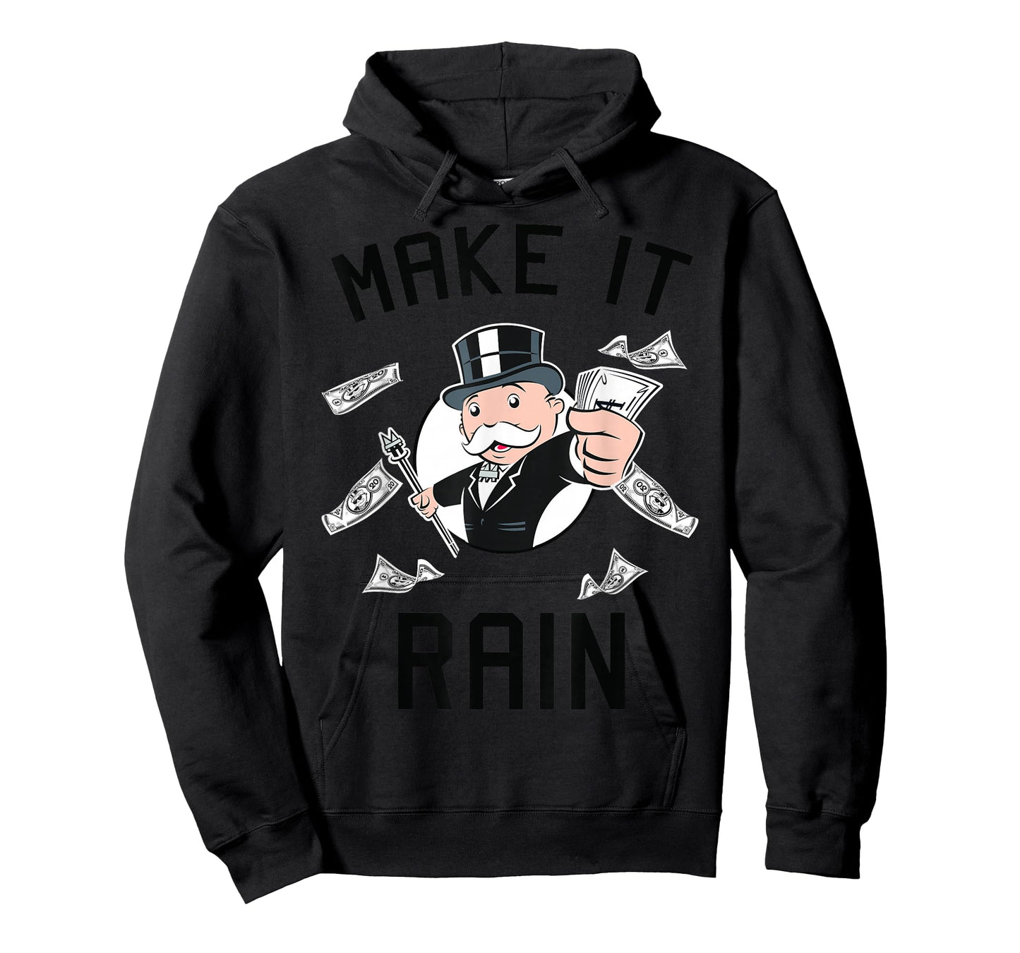 Monopoly Man Make It Rain Vintage Logo T-Shirt