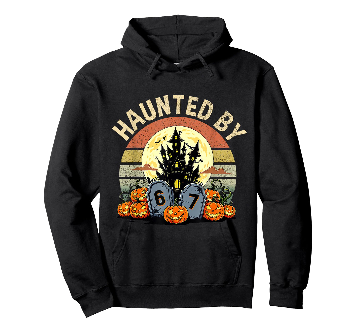 Six Seven Gen Alpha Z Halloween 6767 Funny Haunted by 67 T-Shirt
