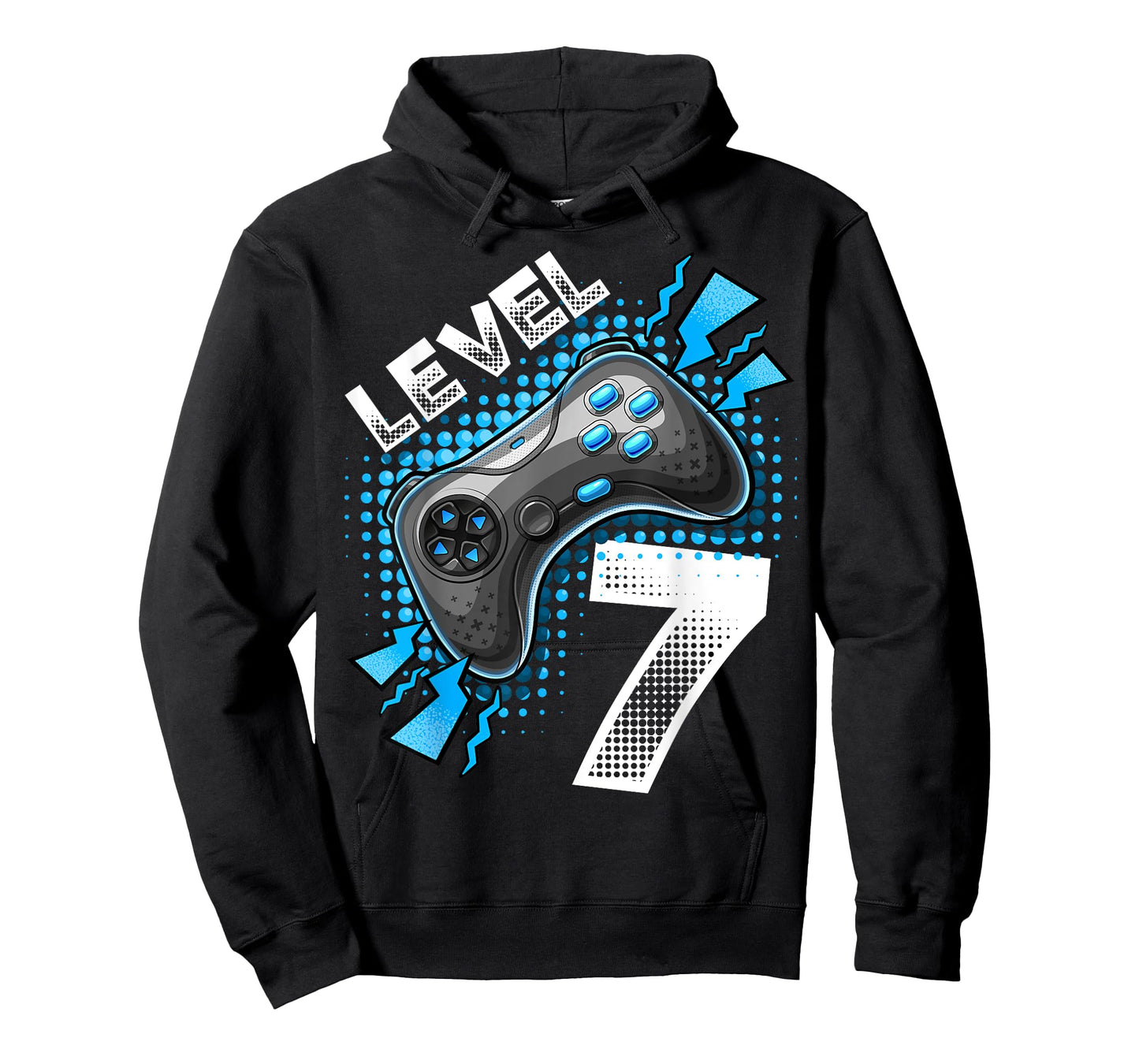 Level 7 Video Game Controller 7th Birthday Gamer Gift Boys T-Shirt
