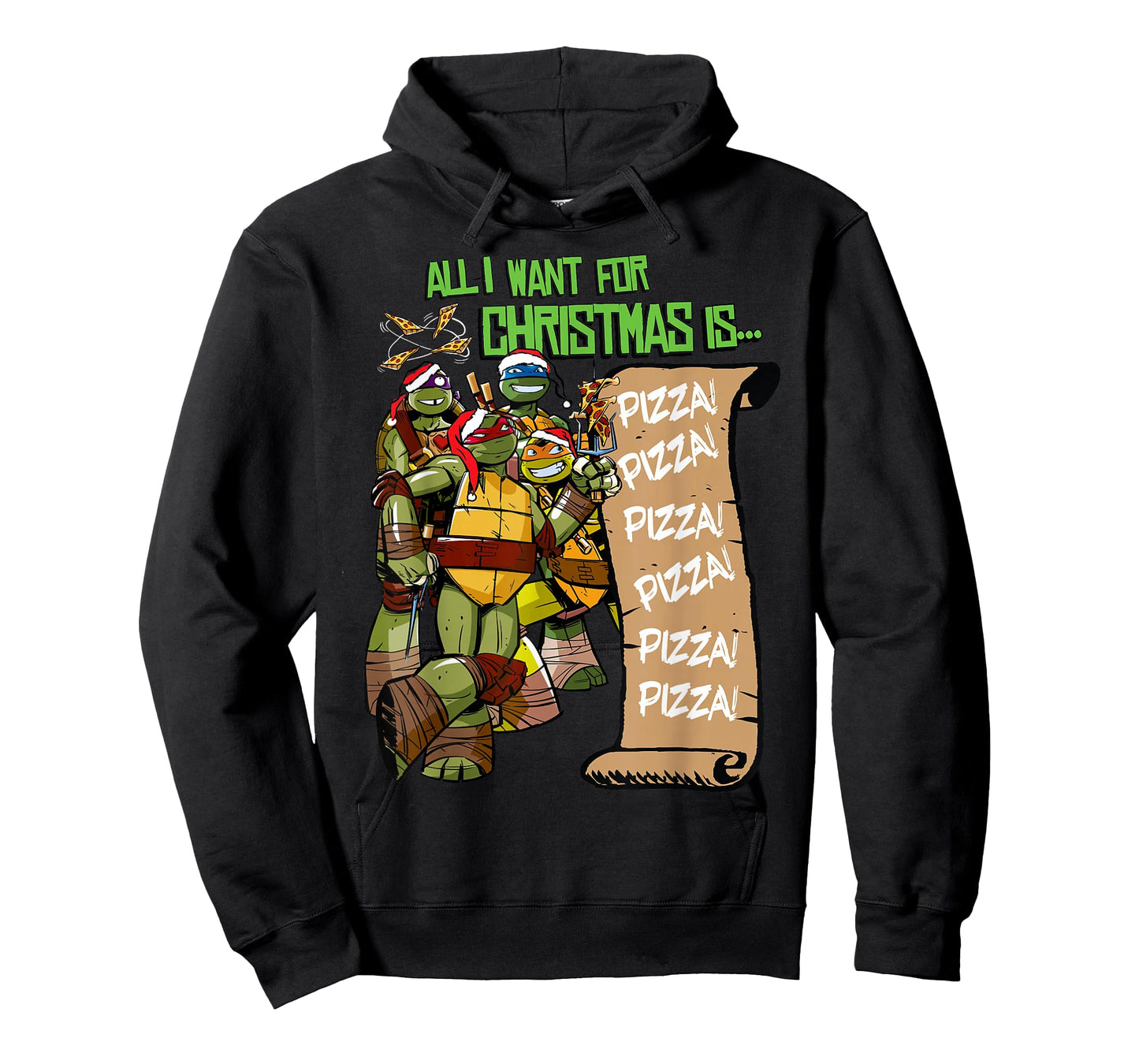 TeenageMutant Ninja Turtles Christmas List T-Shirt T-Shirt