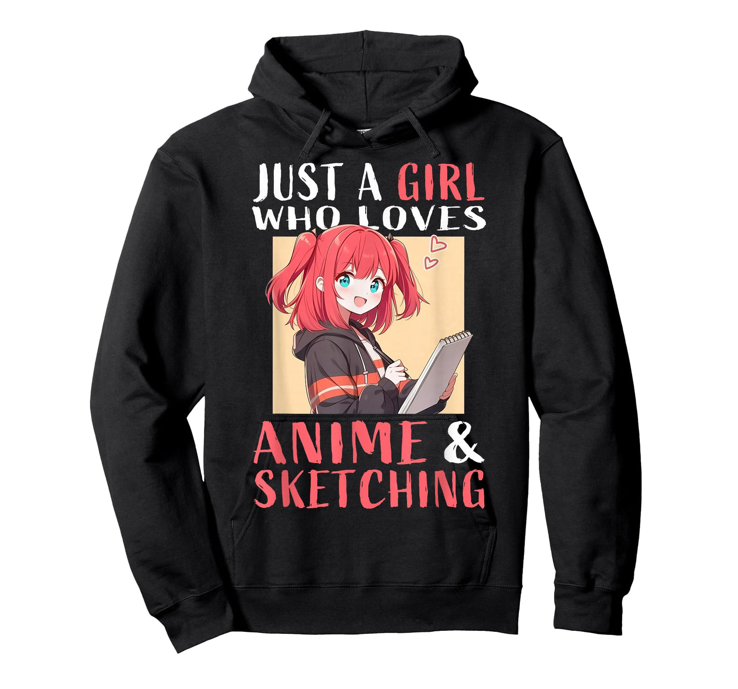 Anime and Sketching for Girls Teens Manga Kawaii Japan T-Shirt