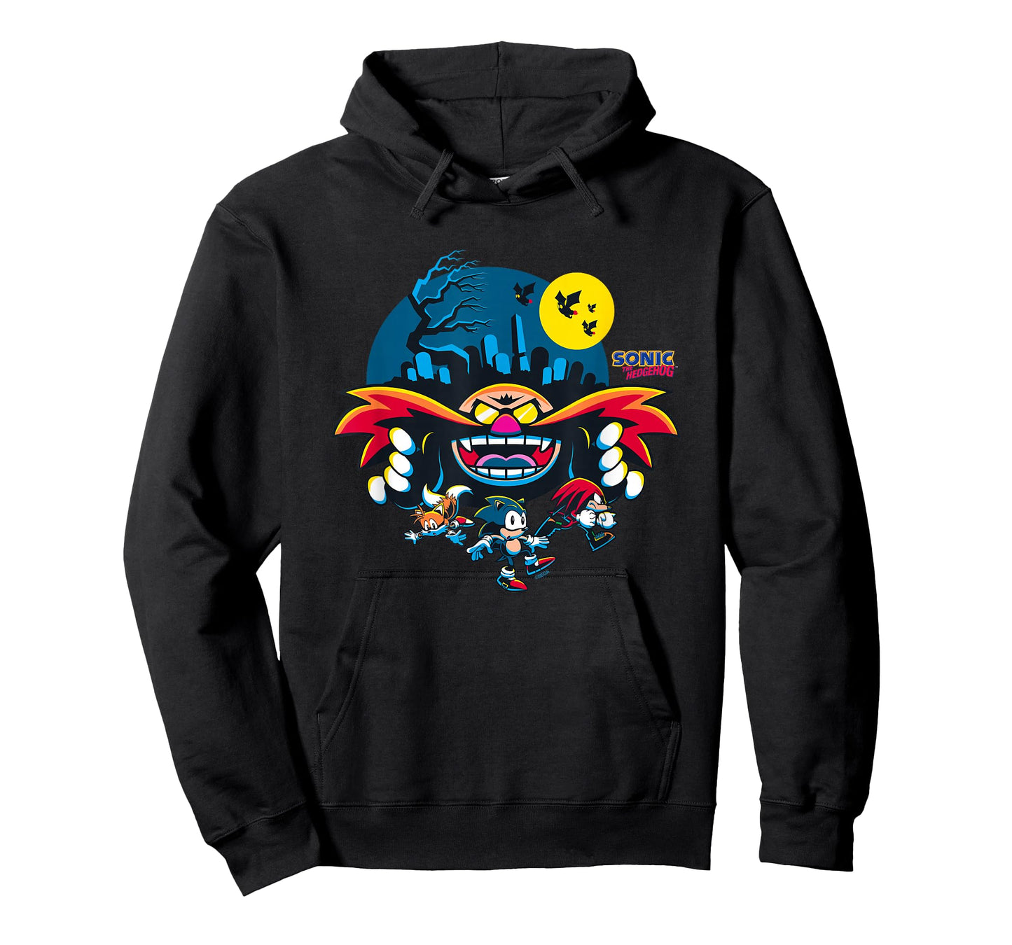 Sonic The Hedgehog Halloween Friends Haunted By Eggman T-Shirt