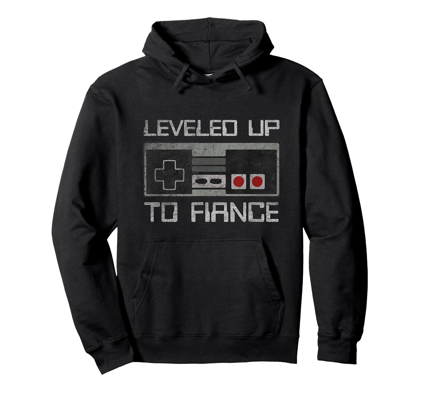 Mens Leveled up to Fiance Newly Engaged Just Engaged Couple T-Shirt