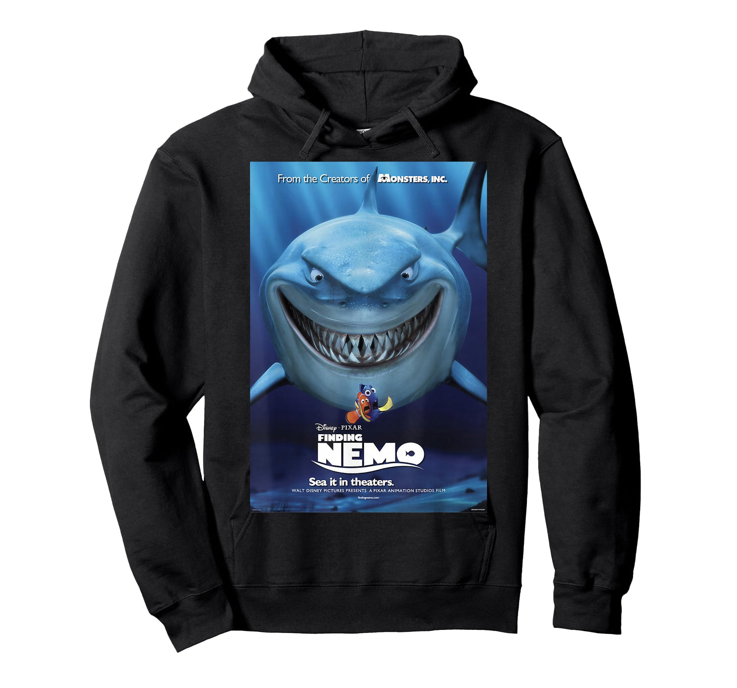 Disney Pixar Finding Nemo Bruce Poster T-Shirt Small