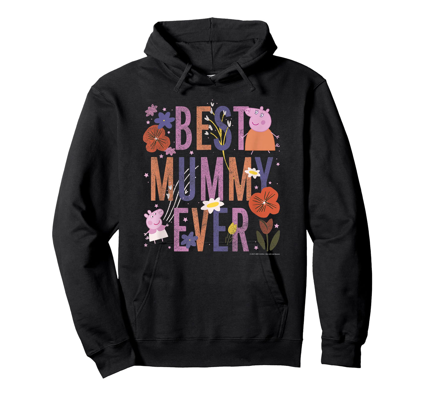 Peppa Pig Mother's Day Best Mummy Ever Vintage Floral T-Shirt