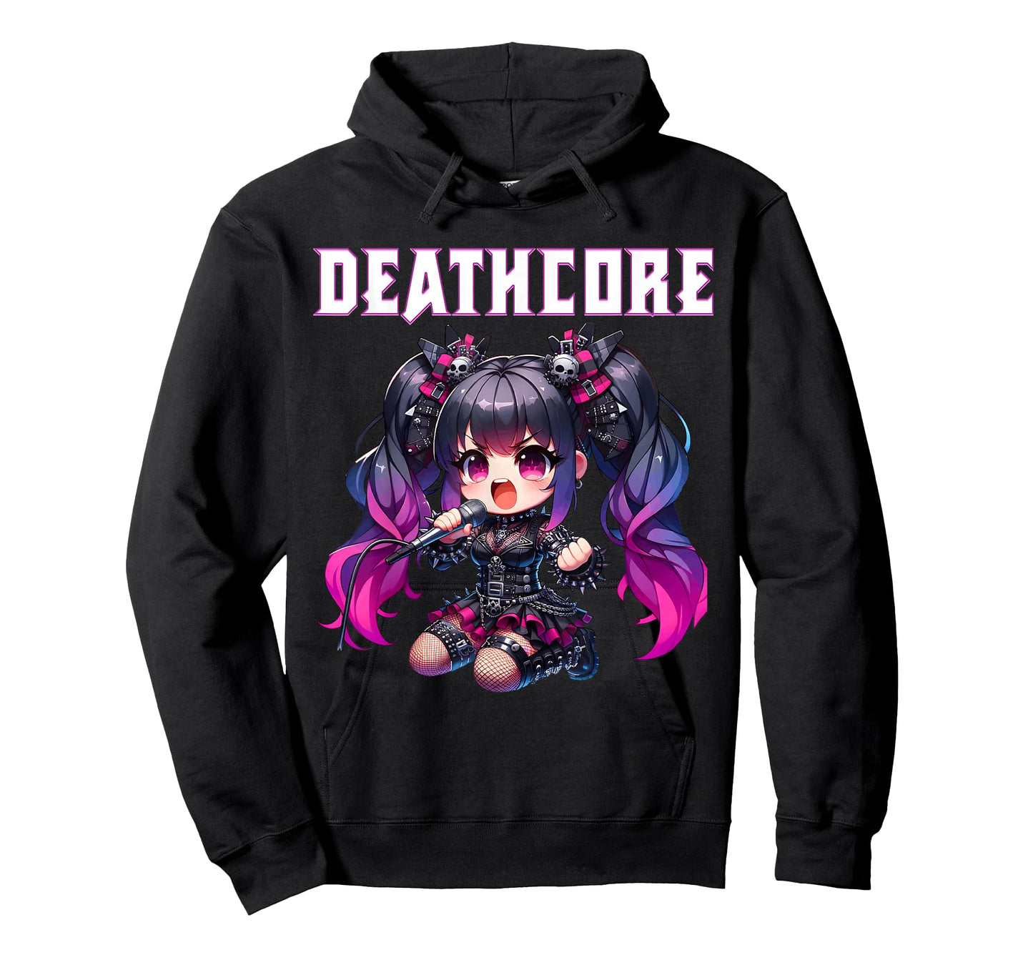 Deathcore Music Anime Girl T-Shirt