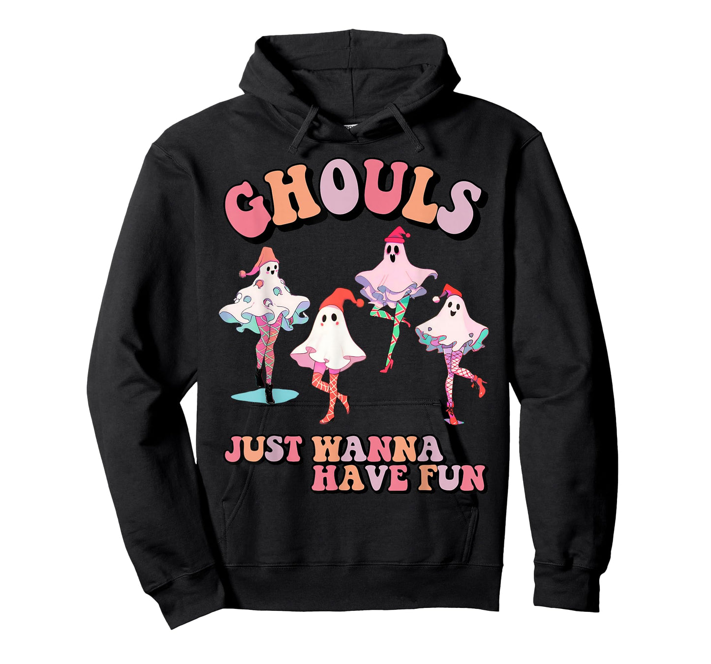 Ghouls just wanna have fun Retro Halloween Christmas girls T-Shirt