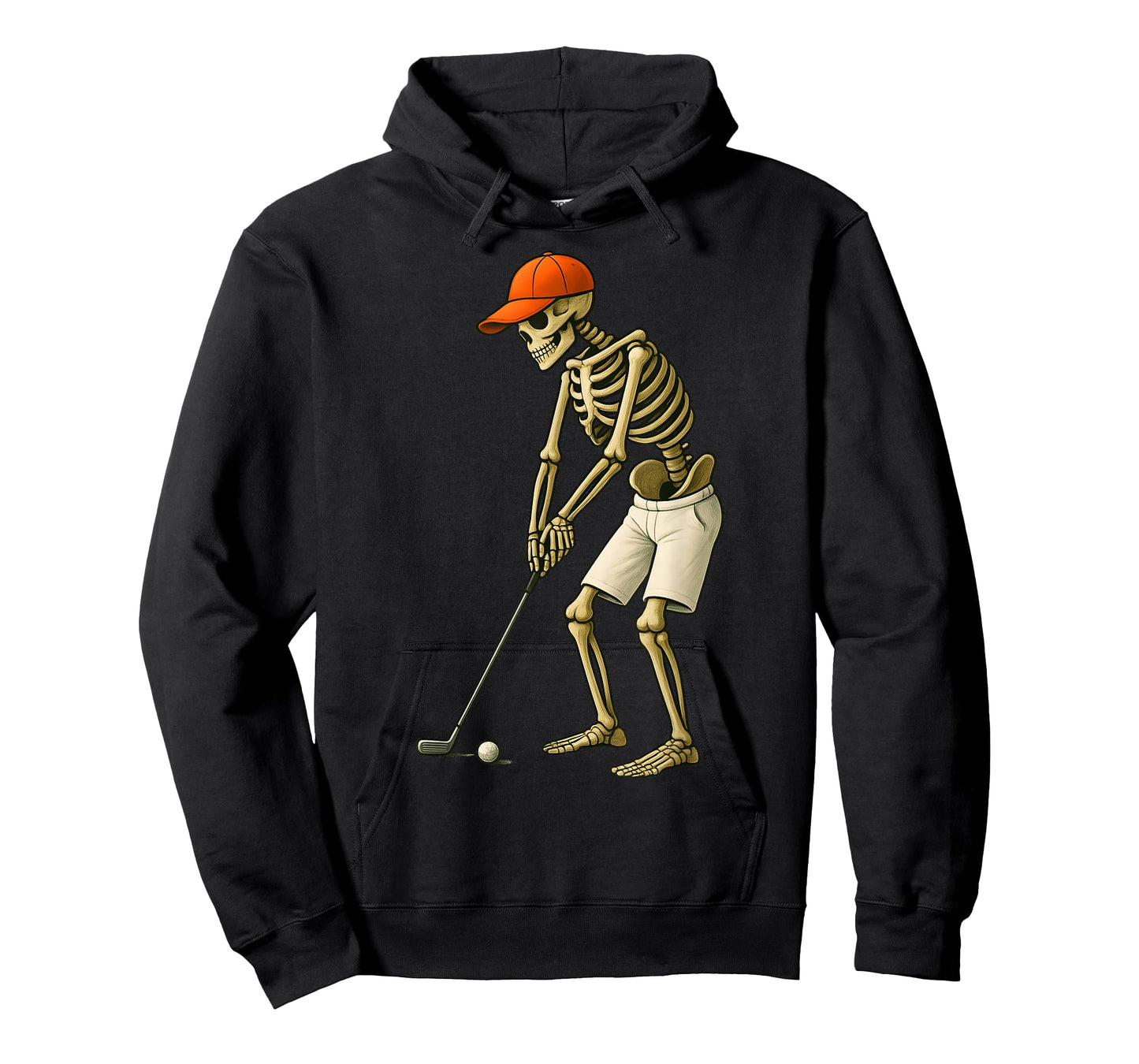 Halloween Skeleton Golf Costume Funny Men Boys Kids T-Shirt