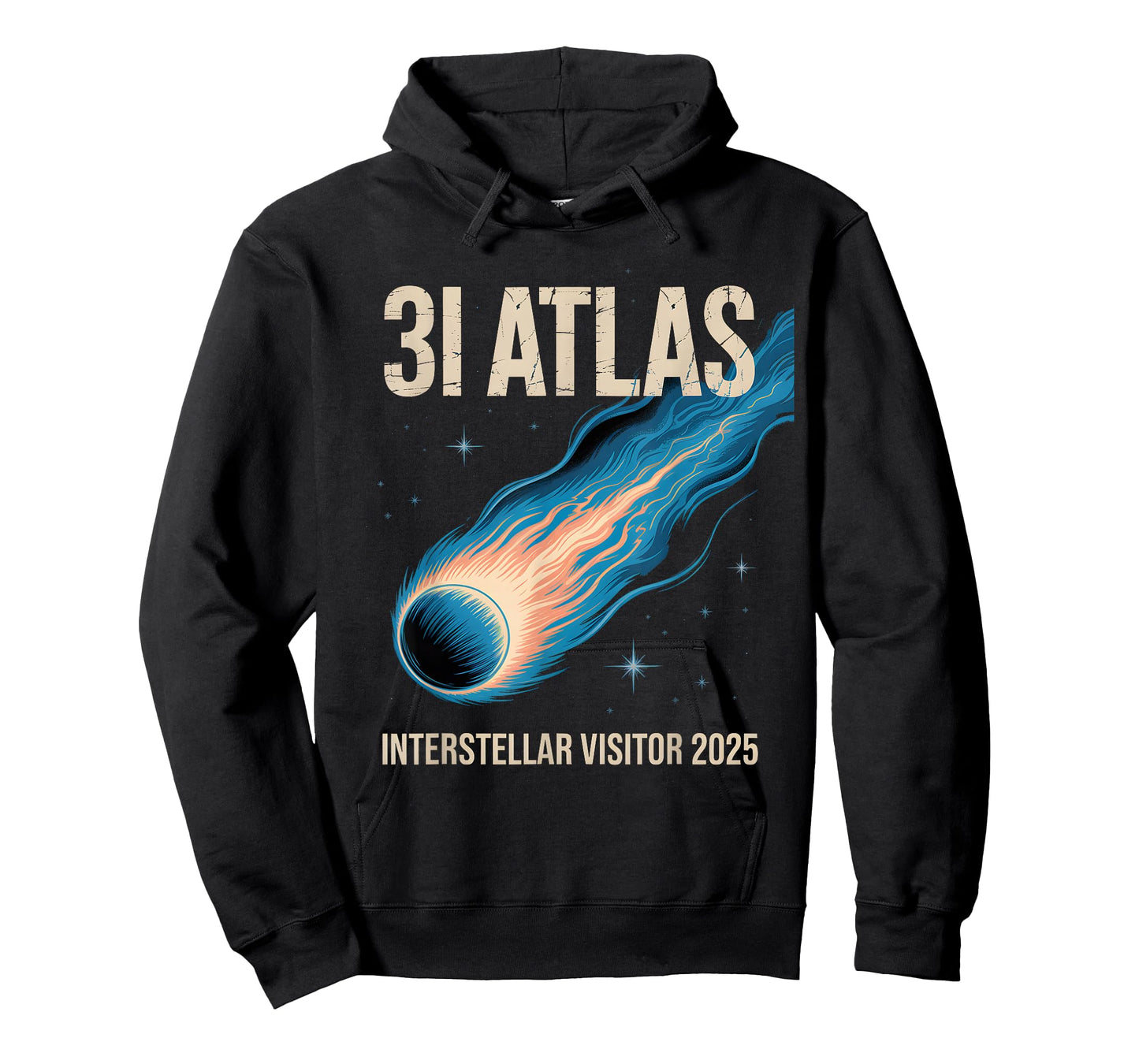 31/Atlas Interstellar-Style Astronomy Visitor 2025 Retro T-Shirt