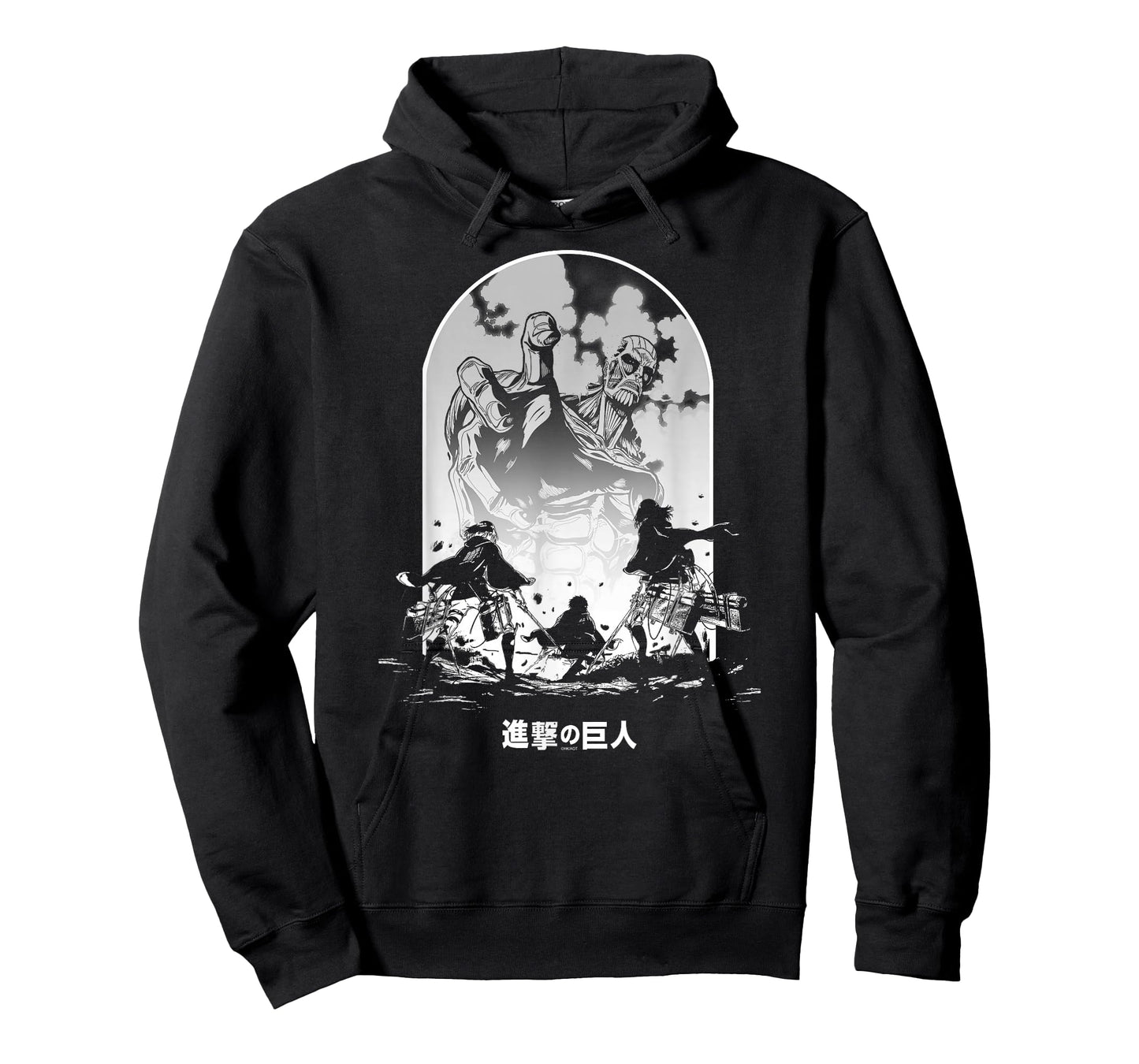 Attack on Titan Season 2 Colossal Titan Face Off Anime T-Shirt