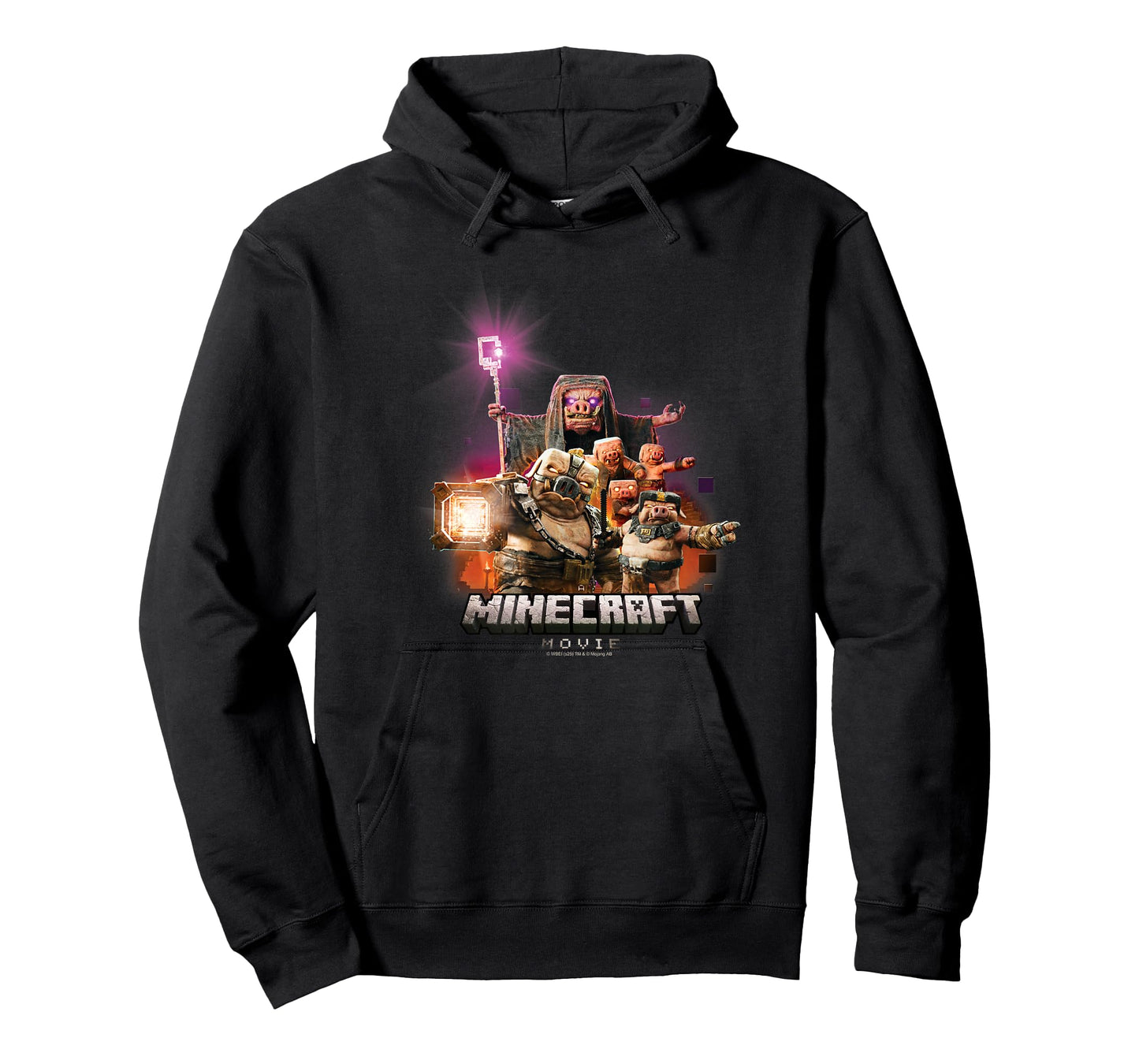 A Minecraft Movie Piglins Attack Nether Villain Mobs T-Shirt