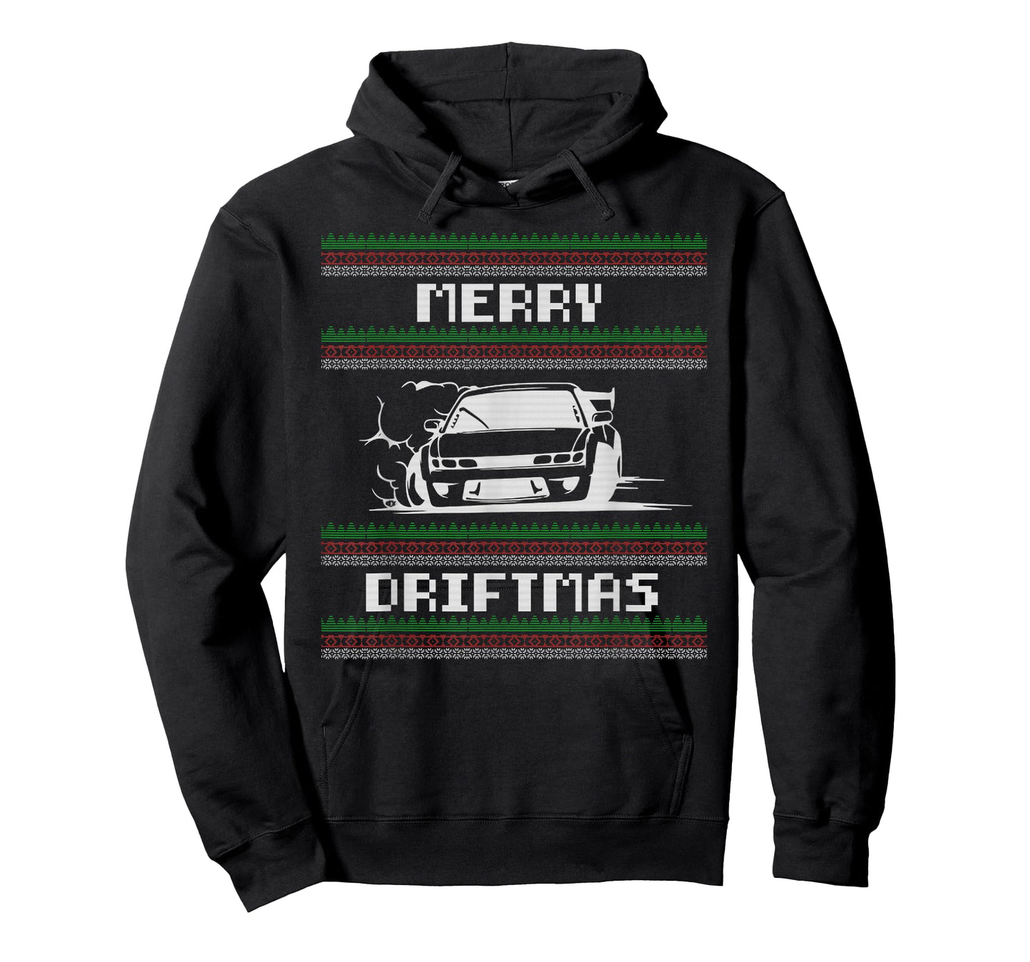 Christmas Ugly Sweater Pun - Merry Driftmas Car Drift Racer T-Shirt