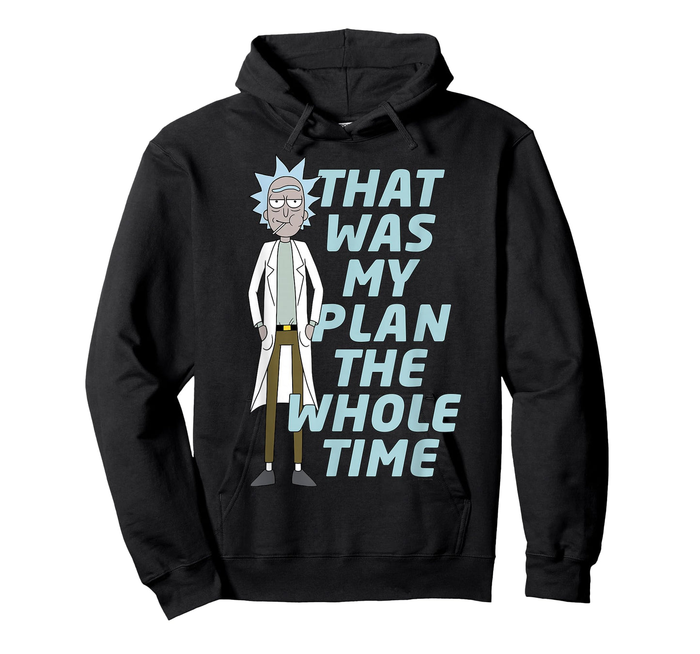 Rick and Morty That was My Plan Adult Cartoon Fashion T-Shirt