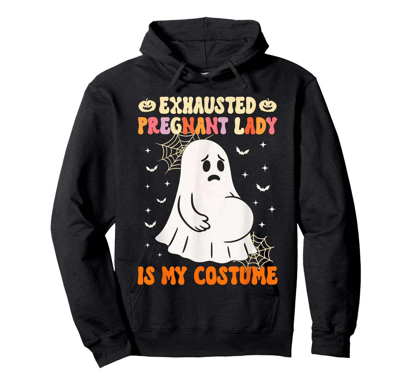 Exhausted Pregnant Lady is My Costume Halloween Pregnancy T-Shirt