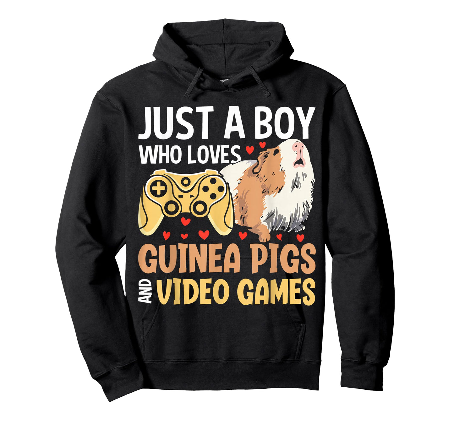 Just A Boy Who Loves Guinea Pigs And Video Games T-Shirt