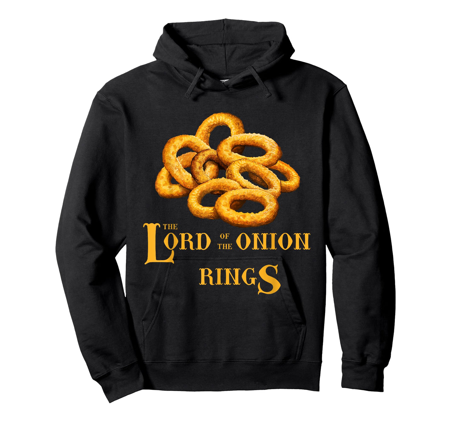 Lord Of Onion Rings Funny Foodie Movie T-Shirt