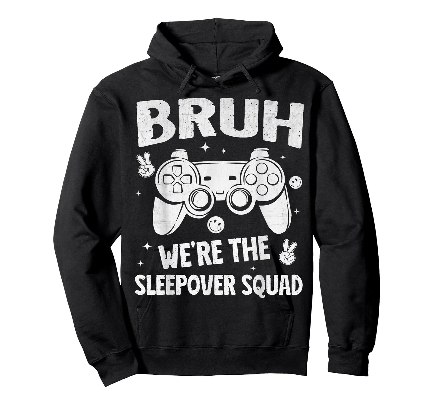 Gamer Sleepover Party For Boys Funny Bruh Slumber Party Game T-Shirt