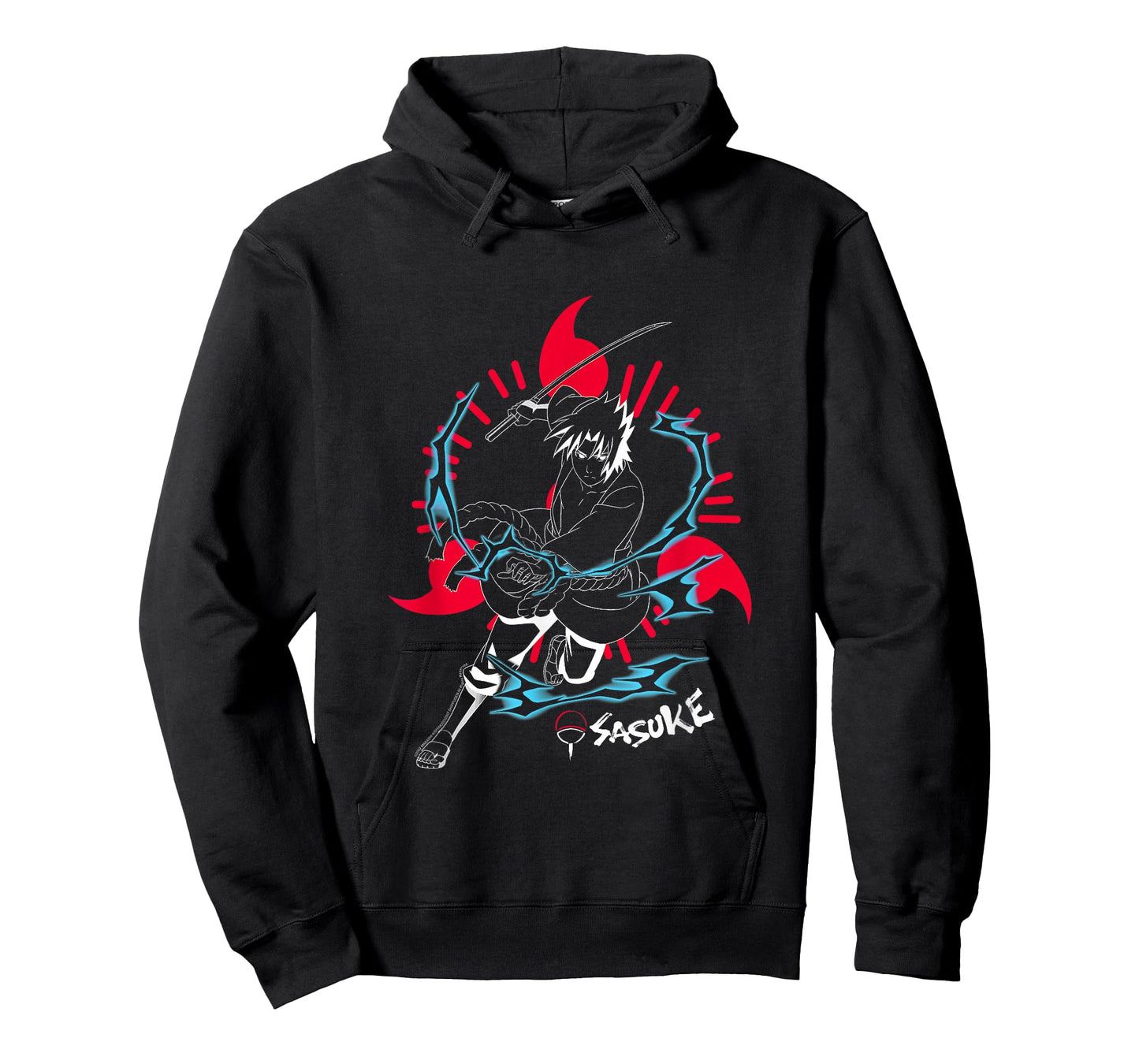 Naruto Shippuden Sasuke Inverted with Sharingan Anime T-Shirt