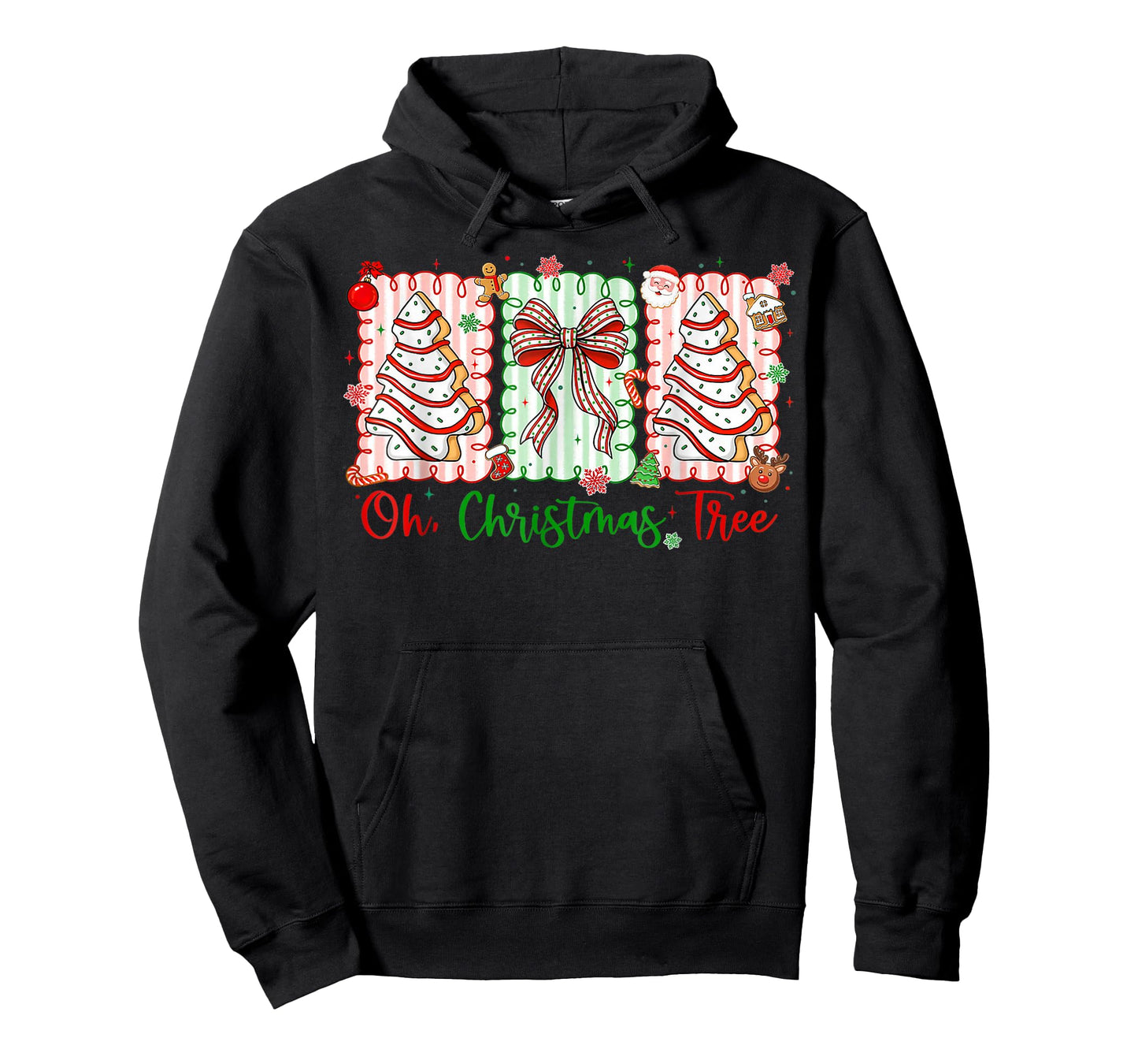 Groovy Oh Christmas Tree Cakes Debbie Becky Jen Cake Lovers T-Shirt