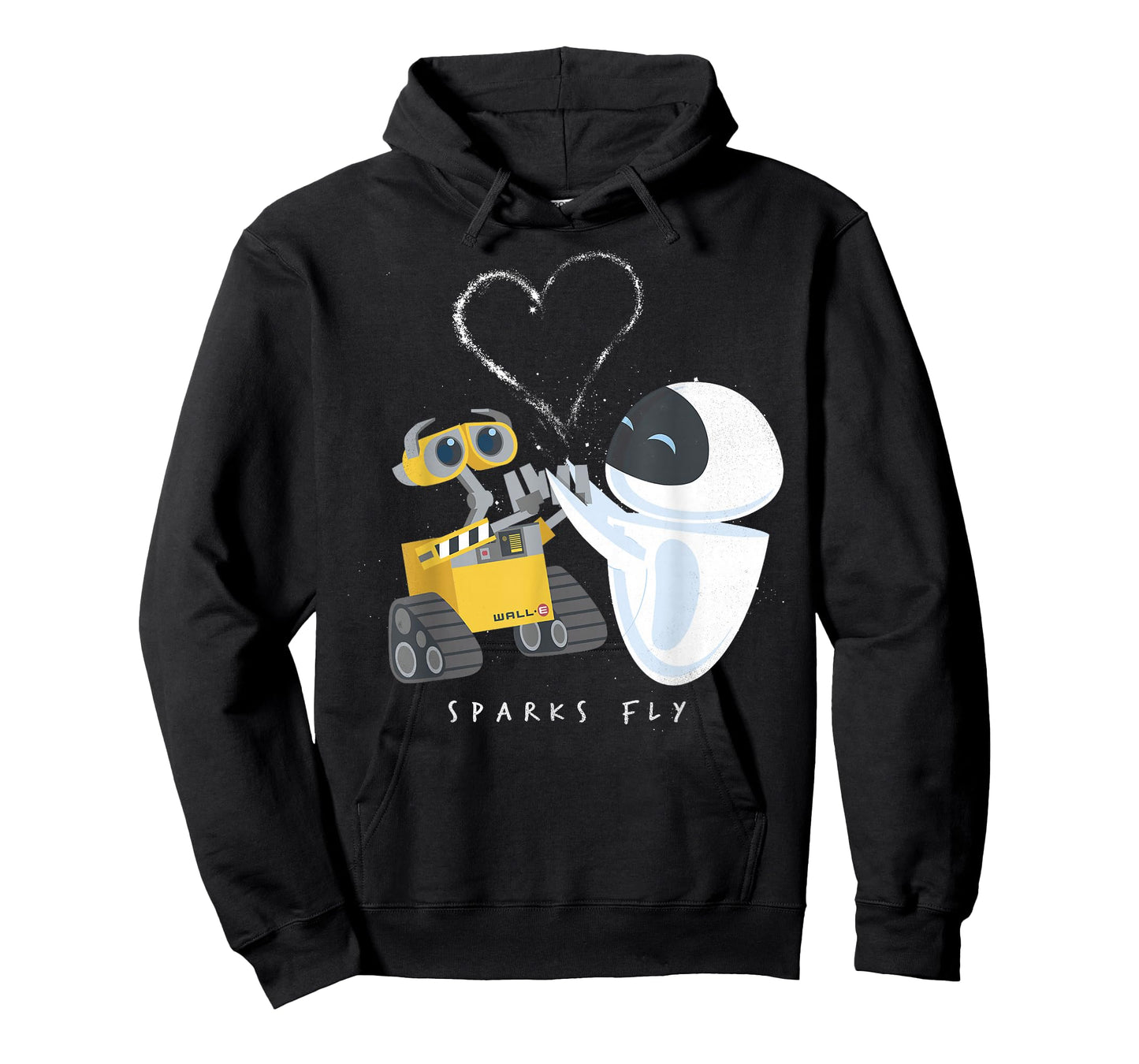Disney Pixar Wall-E Eve Heart Sparks Fly T-Shirt T-Shirt