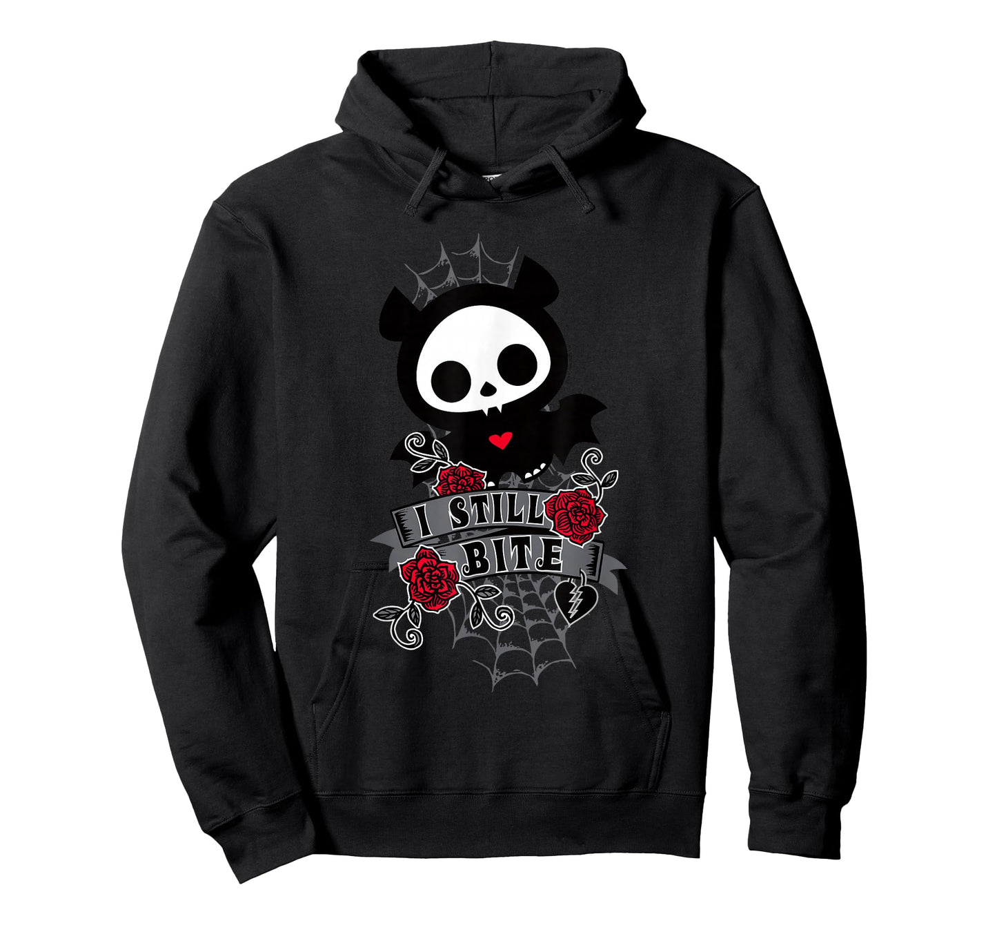 Skelanimals Diego Bat Cute I Still Bite Floral Rose Portrait T-Shirt