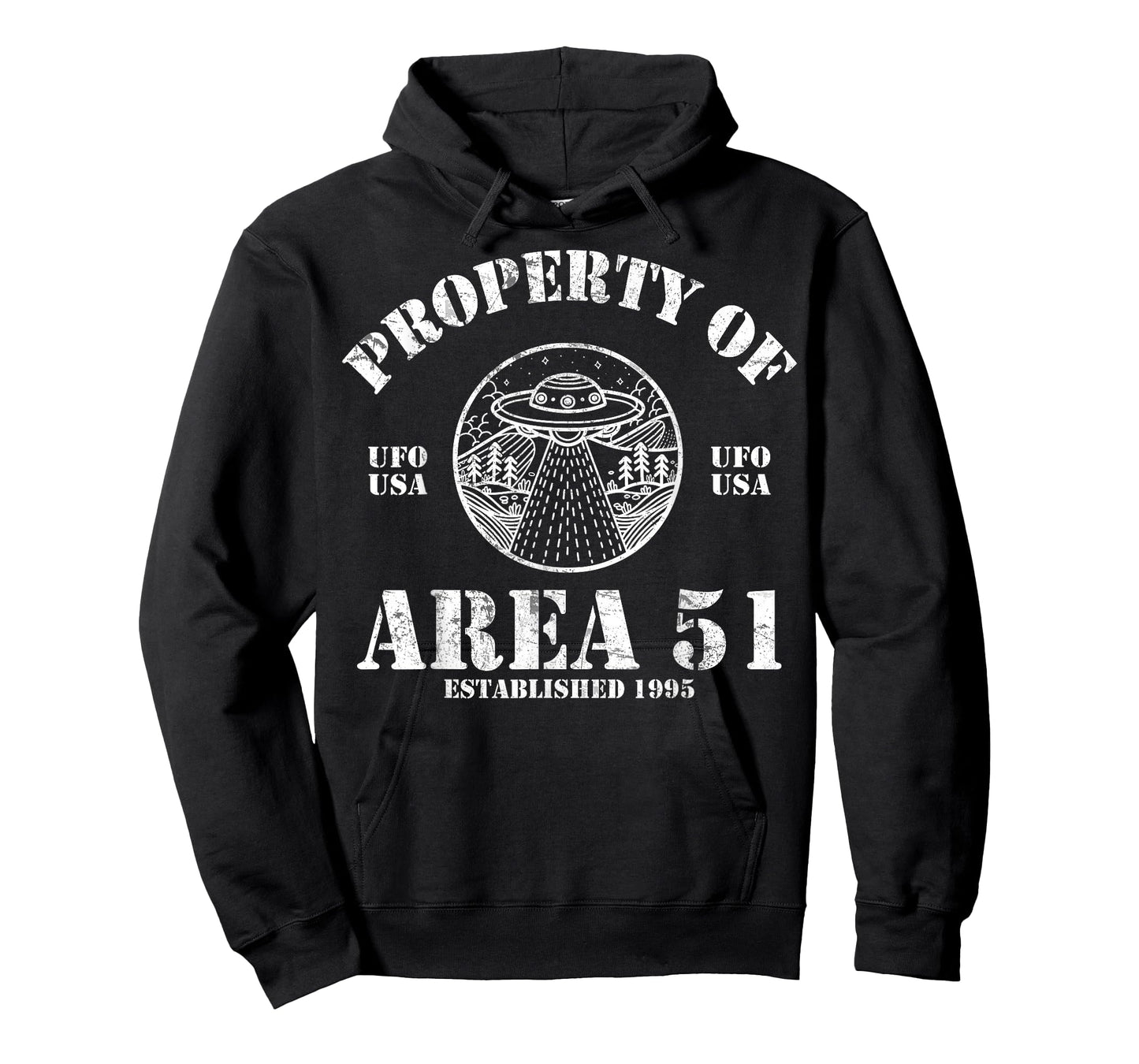 Property Of Area 51 UFO Alien Believer UFO T-Shirt