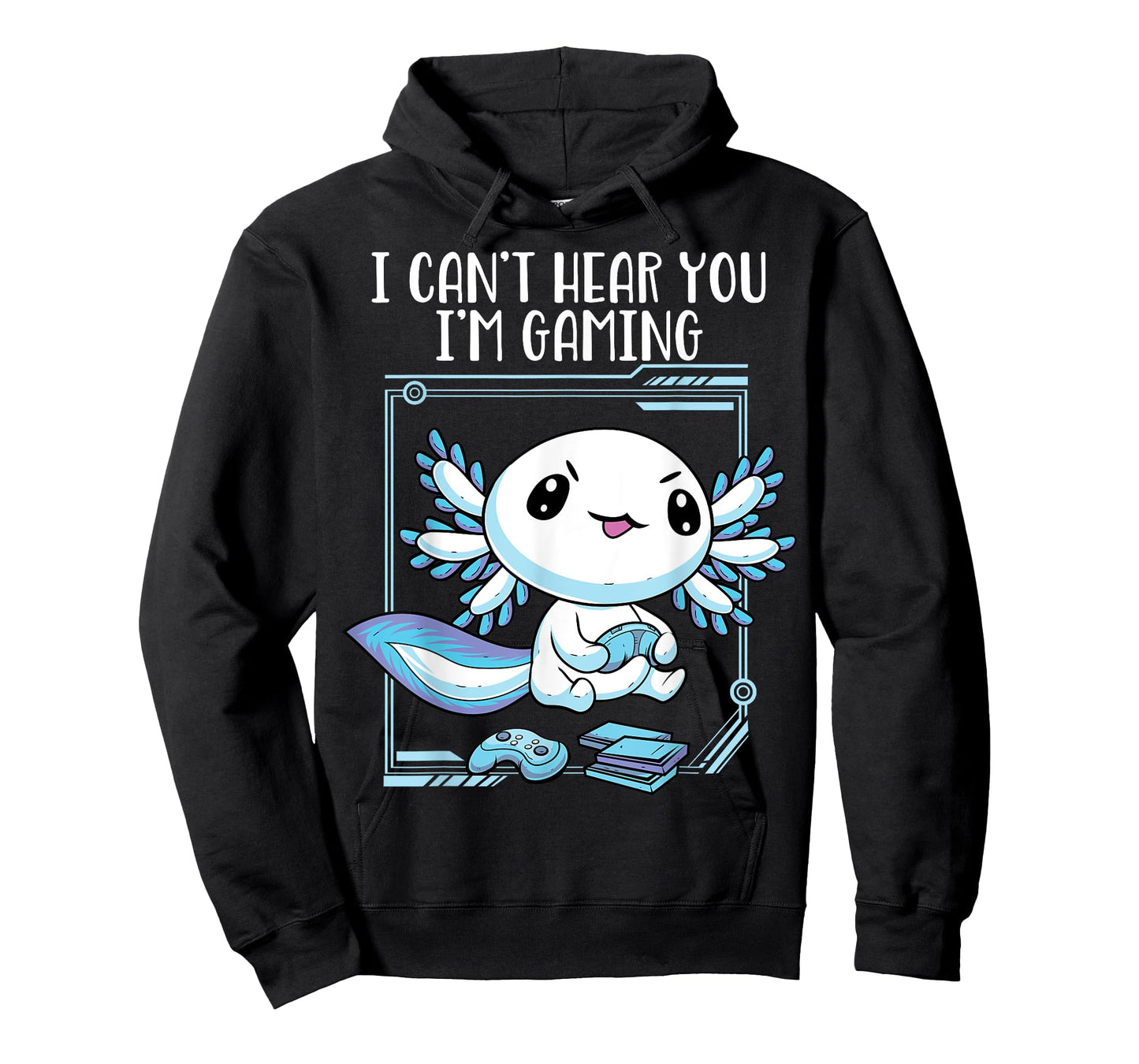 Gamer Axolotl Shirt Gamesolotl Fish Gaming Video Gamer Anime T-Shirt