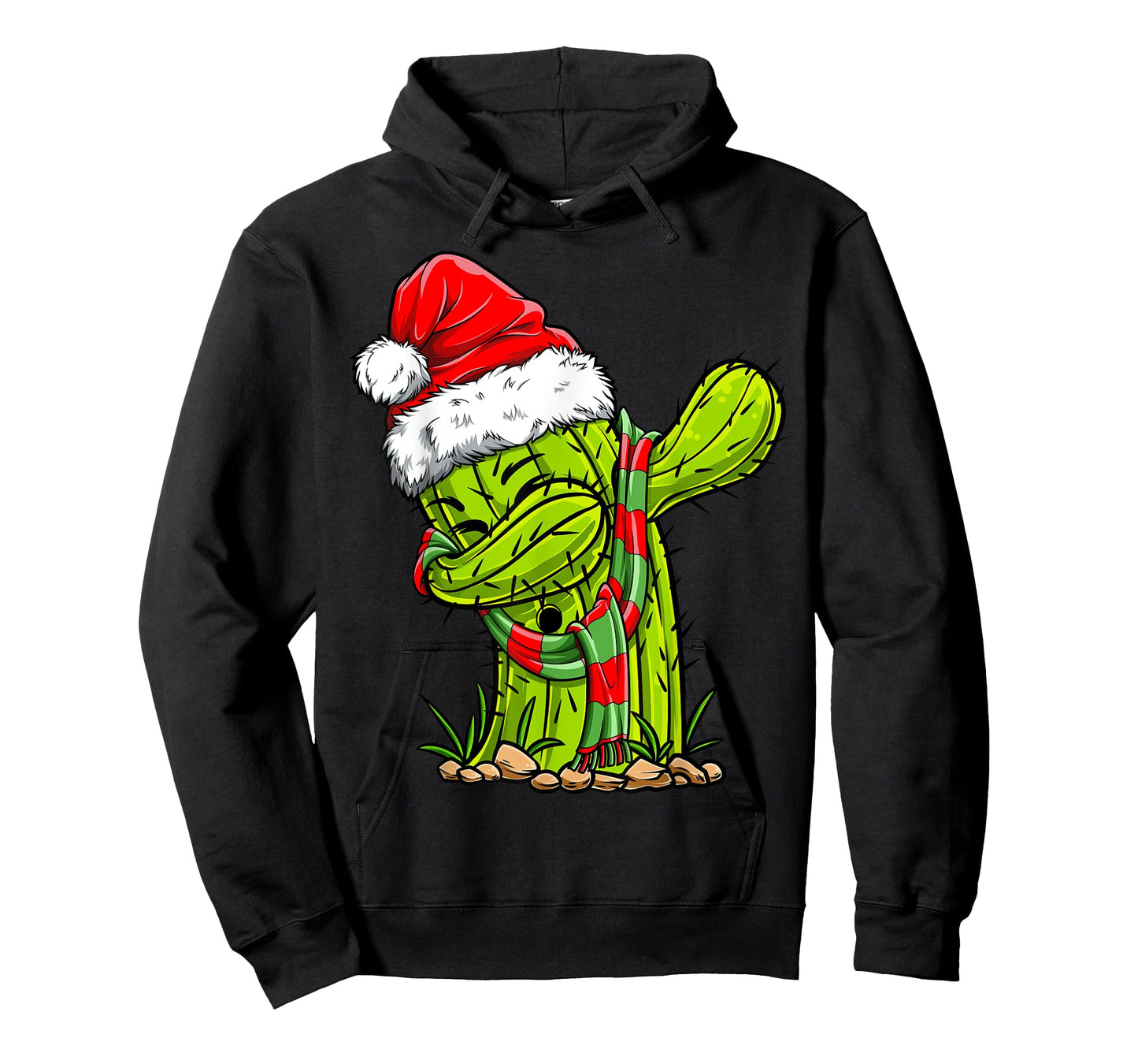 Dabbing Cactus Santa T Shirt Christmas Kids Boys Girls Gifts