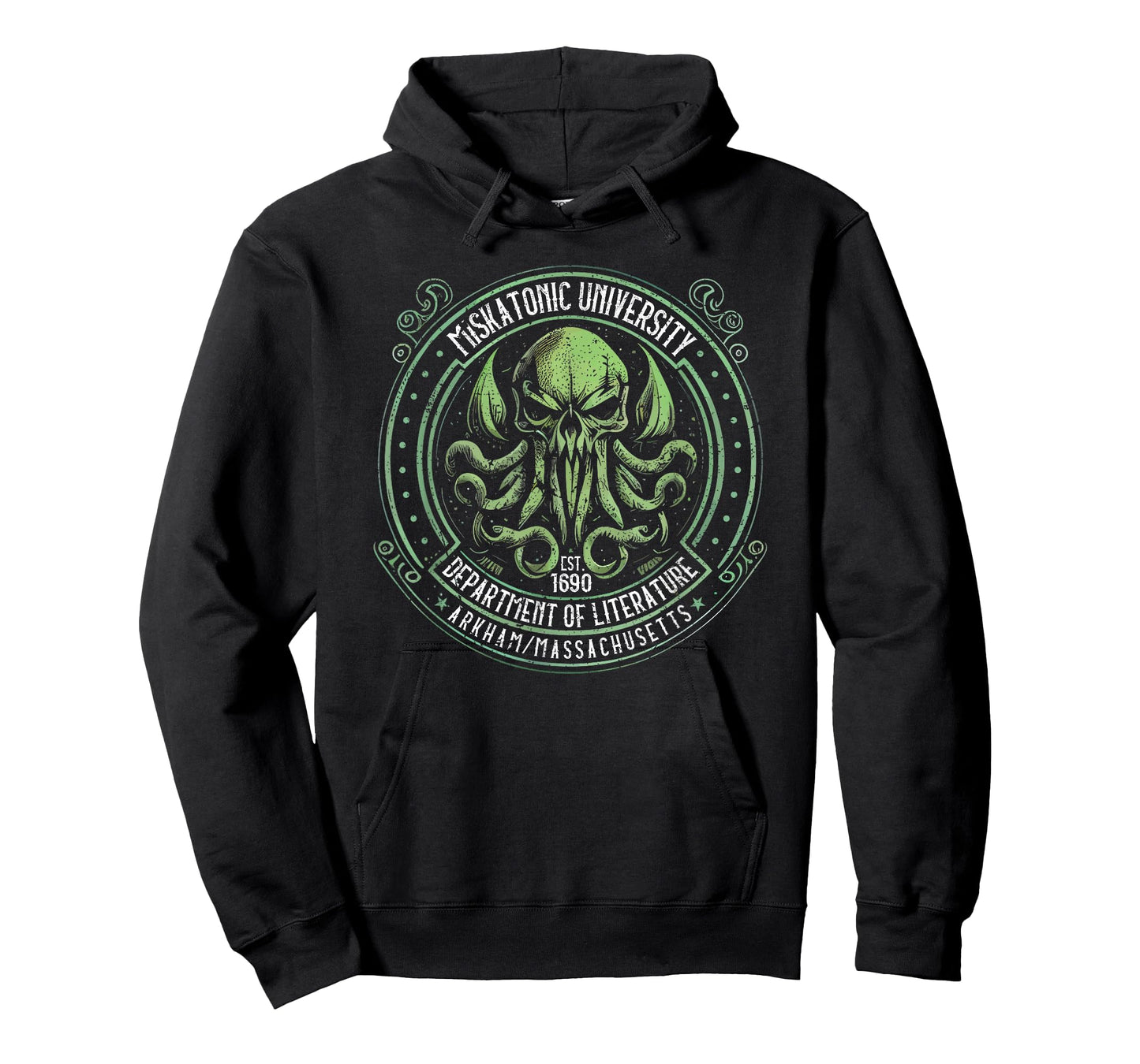 Miskatonic University Logo, Cosmic Horror Cthulhu T-Shirt