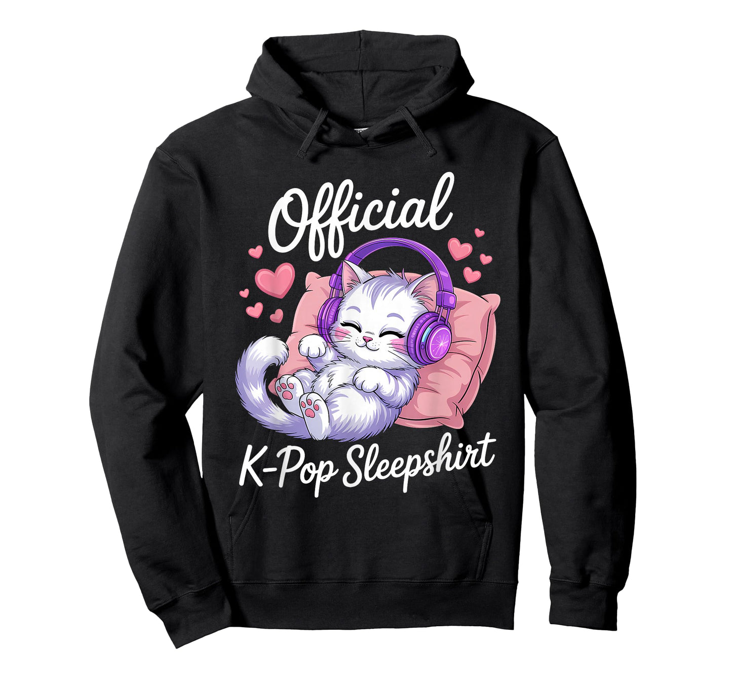 K-Pop Cat Official K-Pop Sleep T-Shirt
