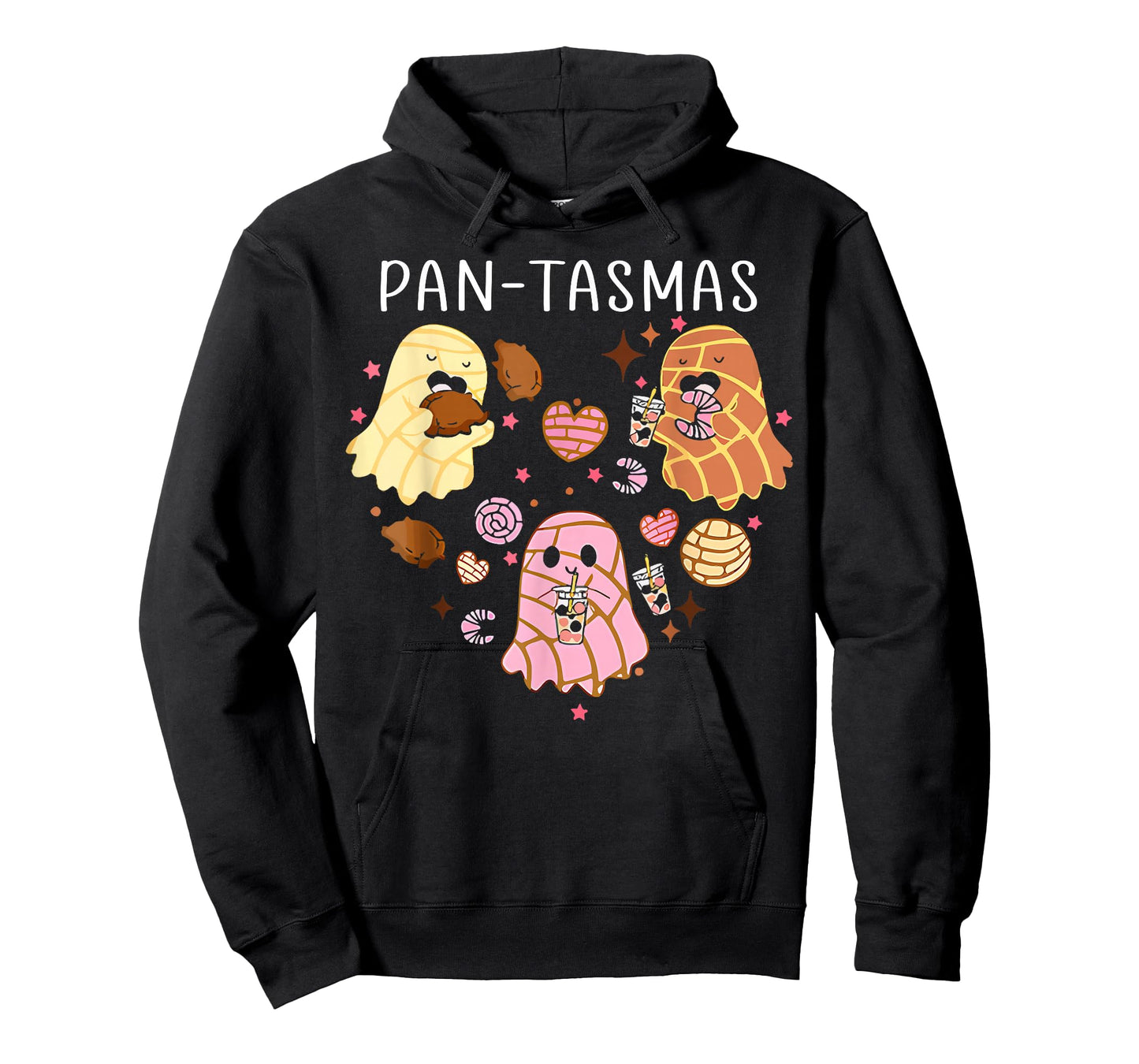 Pantasmas Ghost Funny Spooky Conchas Mexican Ghost Halloween T-Shirt