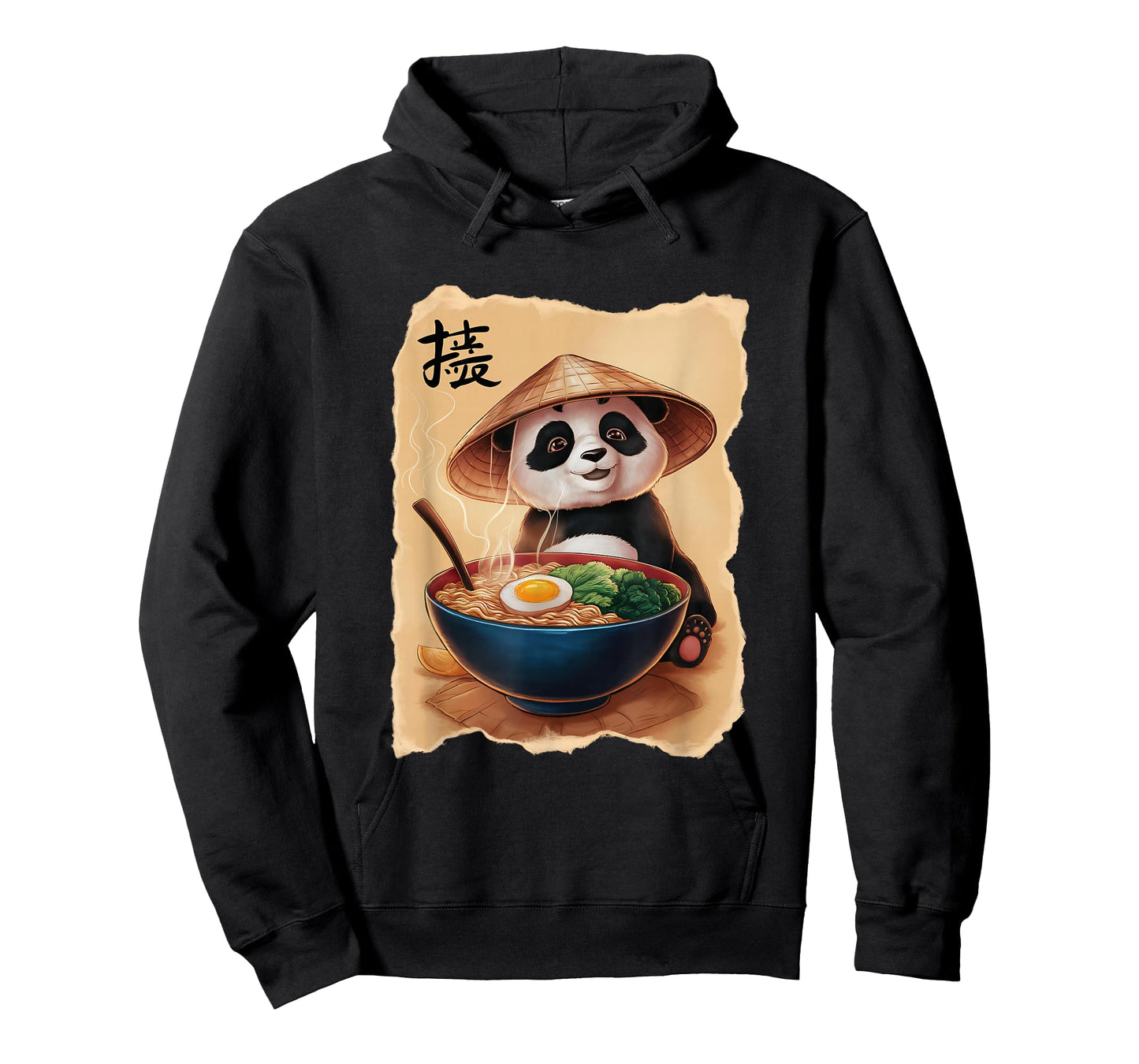 Panda Men Woman Kawaii Eating Ramen Japanese Panda T-Shirt