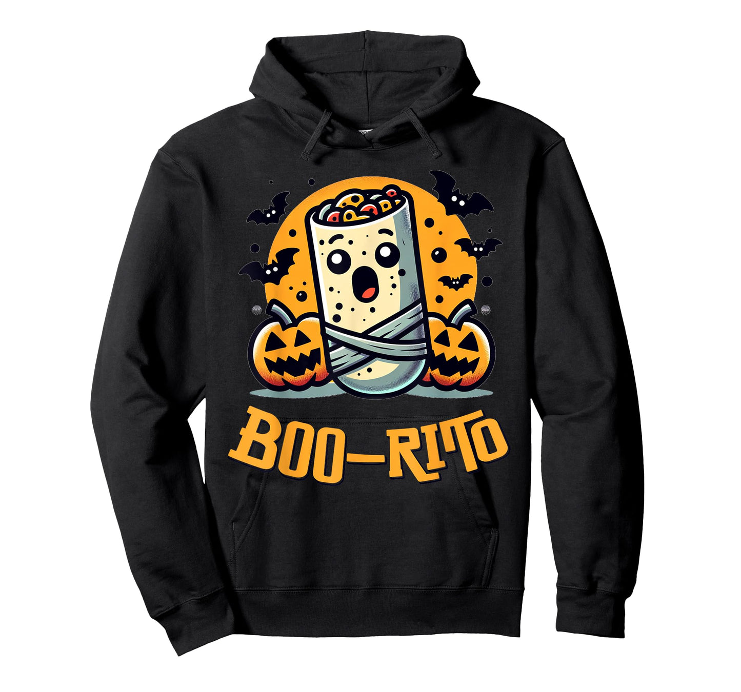 Boo-Rito Funny Mexican Burrito Halloween Costume T-Shirt