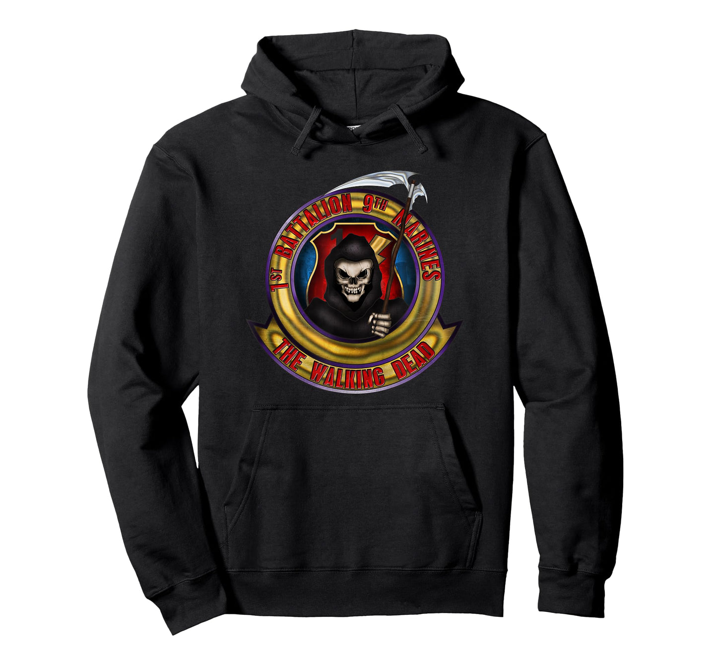 1st Battalion 9th Marines Walking Dead T-Shirt