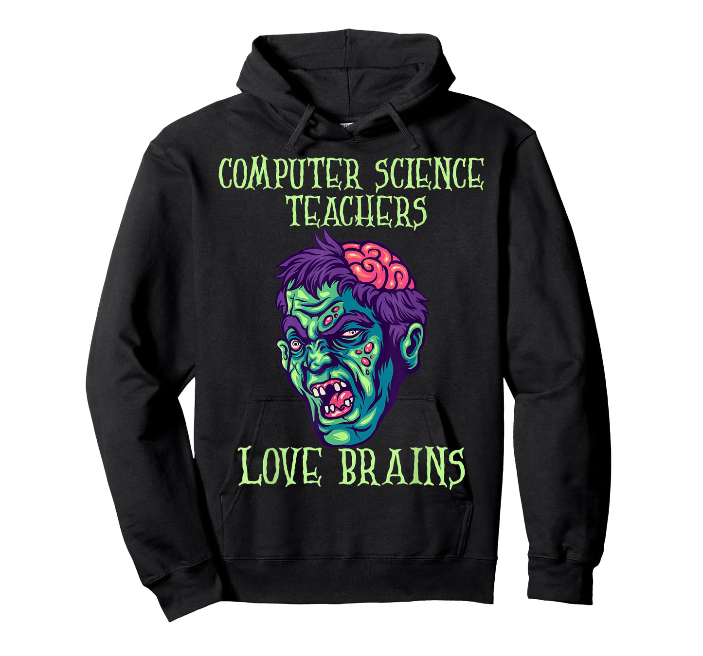 Computer Science Teachers Love Brains Halloween Costume T-Shirt