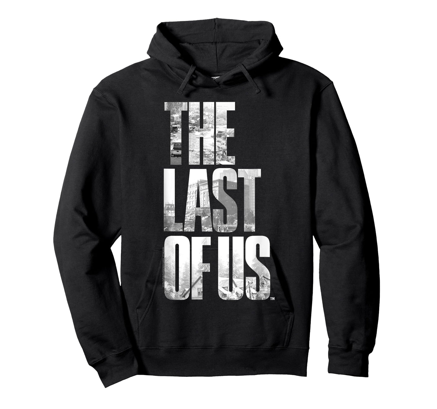 The Last of Us City View Logo Lettering Video Game T-Shirt