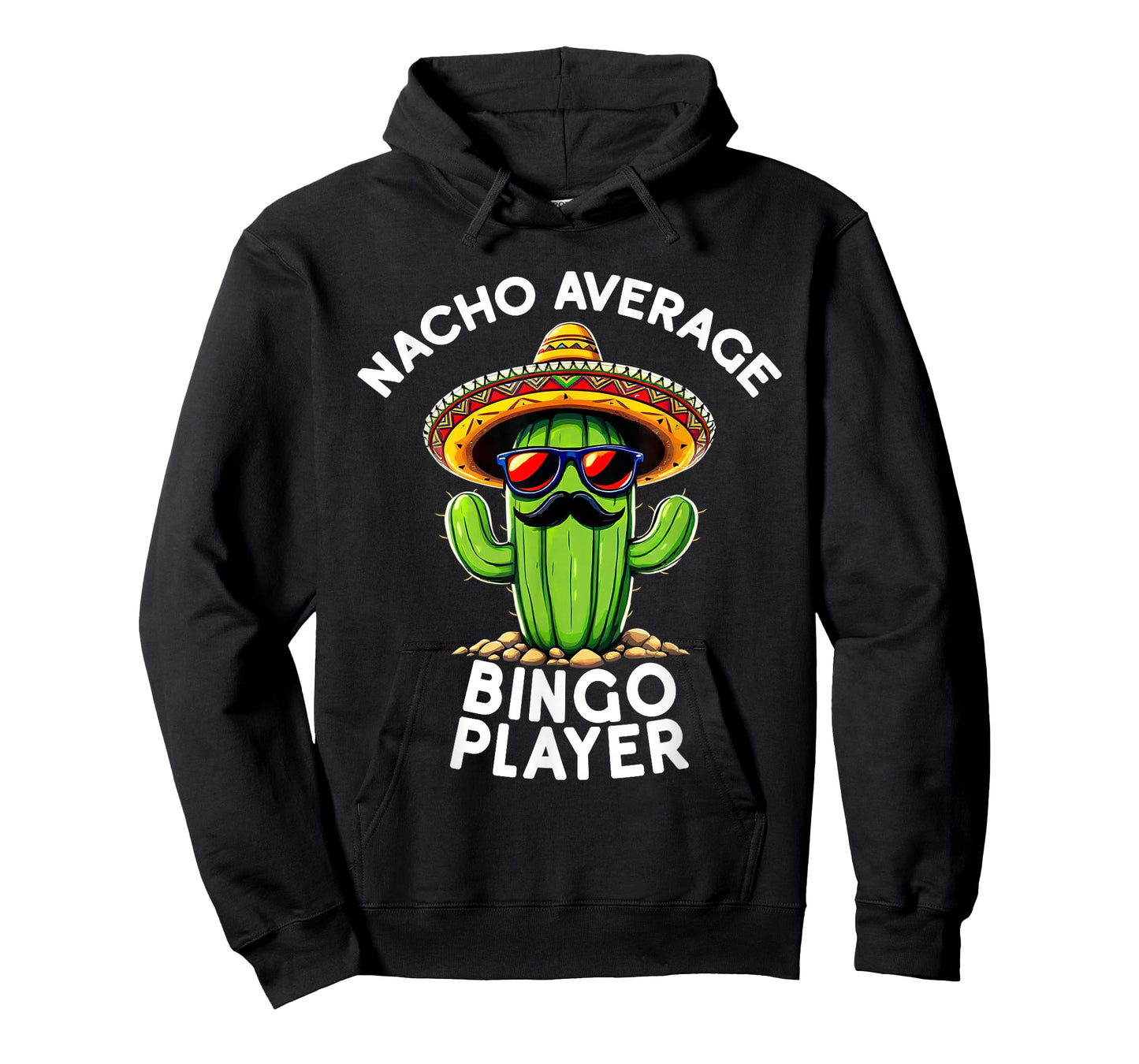 Funny Bingo Joke Nacho Average Bingo Player Lucky Game Lover T-Shirt
