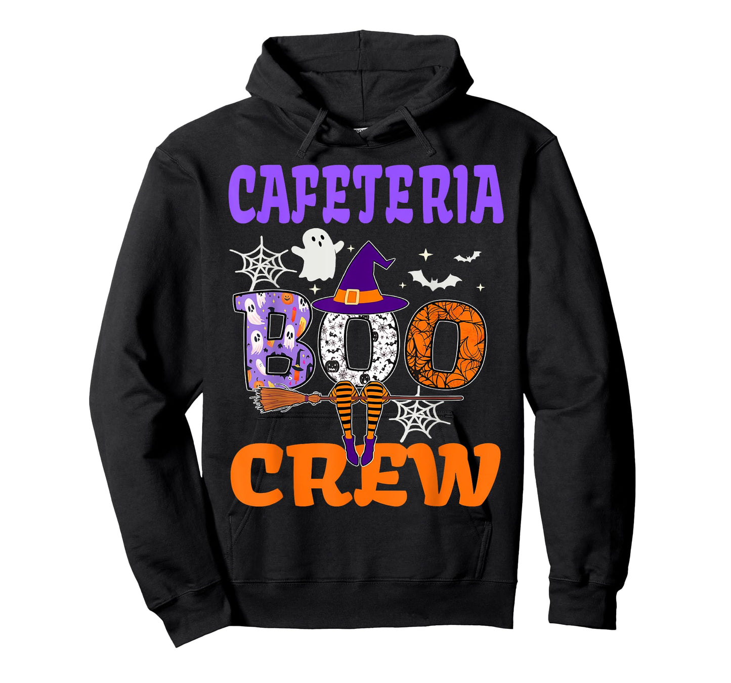 Cafeteria Boo Crew Spooky Ghost Funny Halloween Costume T-Shirt