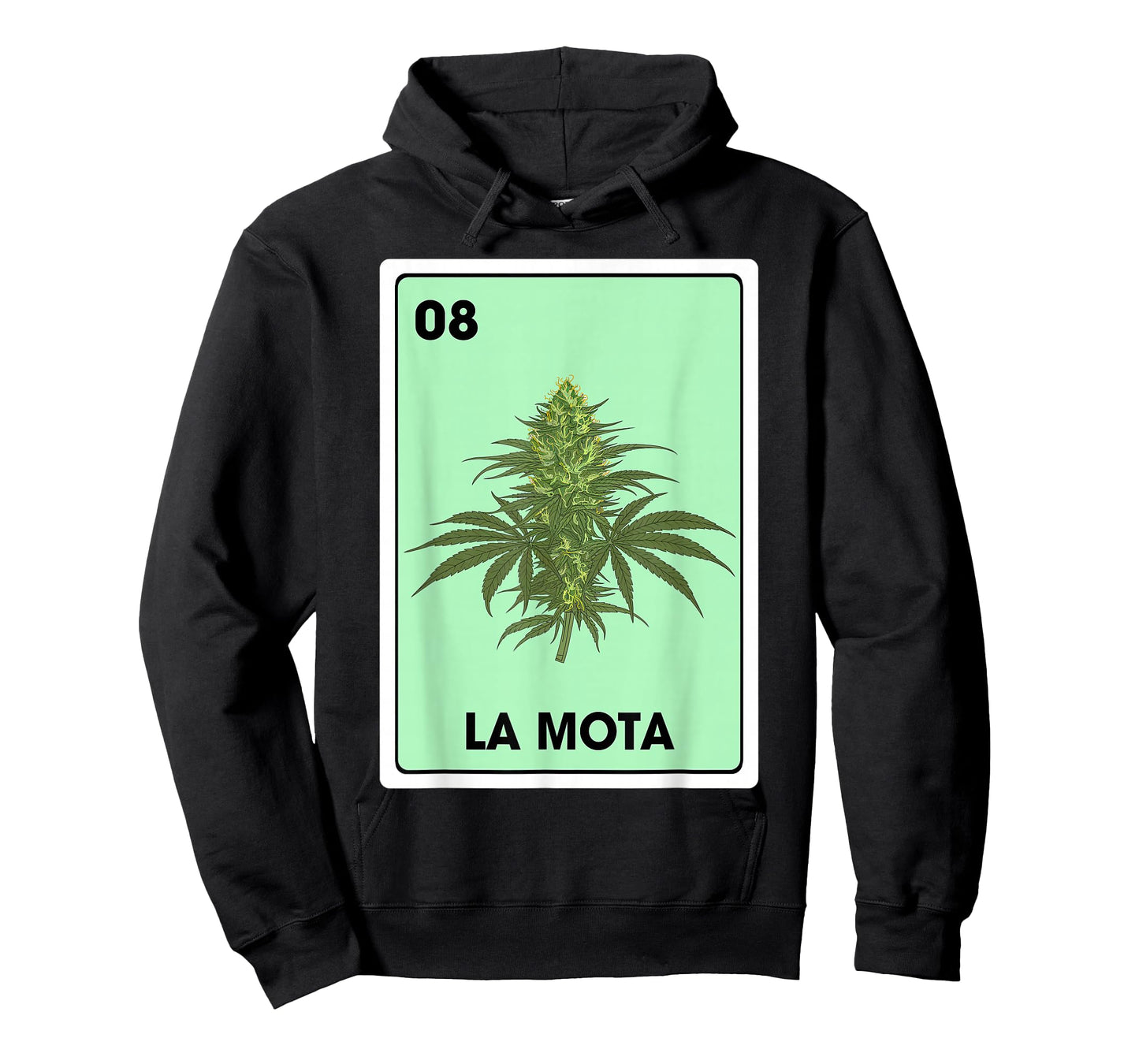 La Mota Mexican Bingo Card Game Marijuana Cannabis T-Shirt