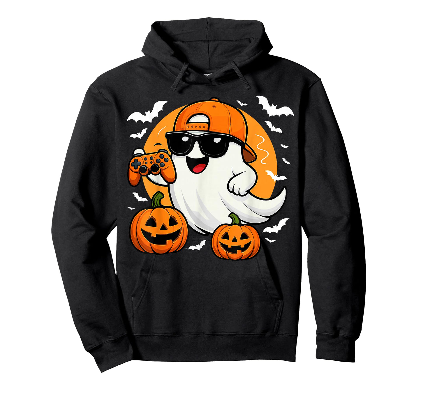 Halloween Ghost Gamer Funny Video Gaming Halloween Ghosts T-Shirt