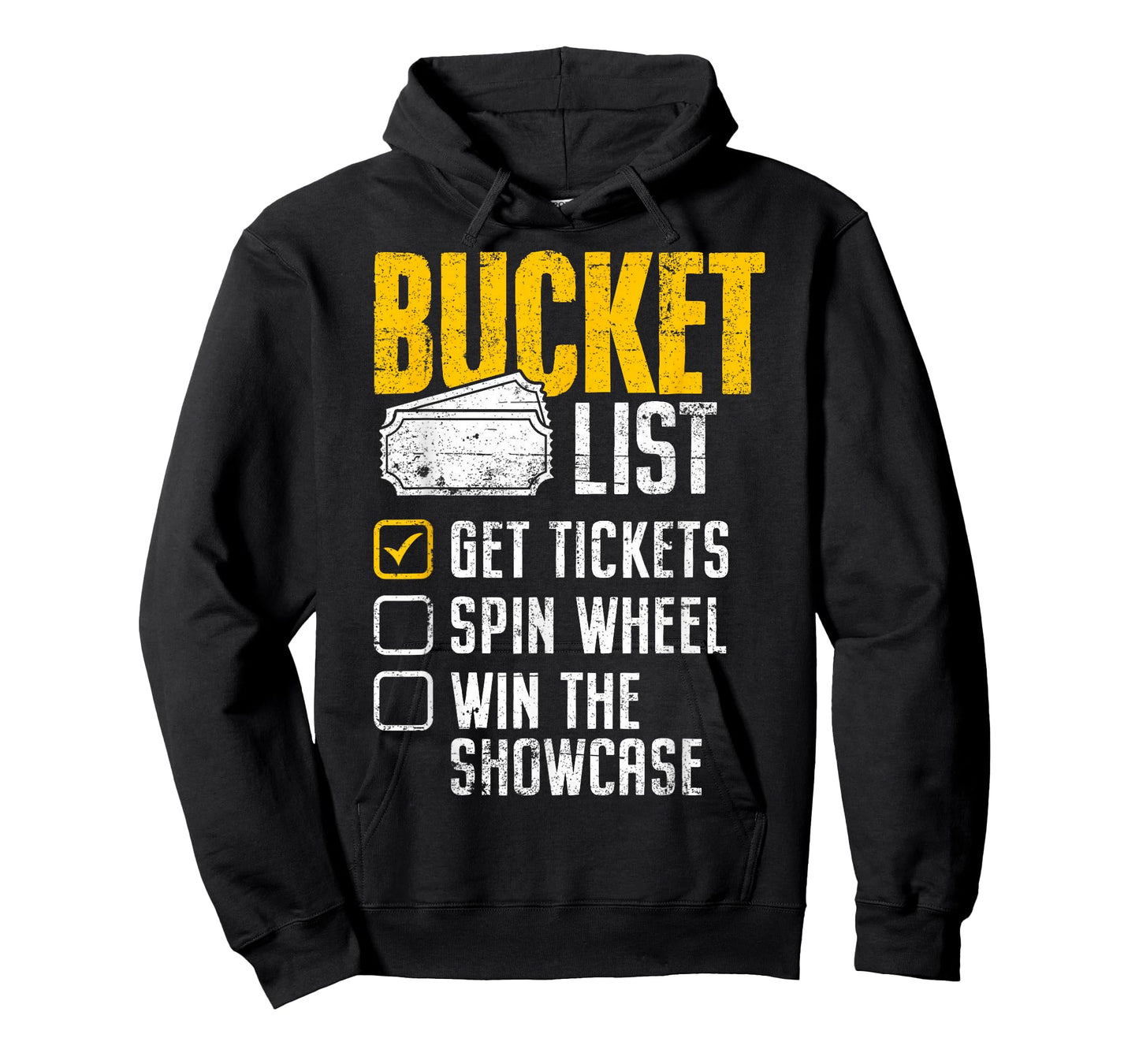 Wheel Win Game Show Bucket List Get Tickets Spins Funny Gift T-Shirt