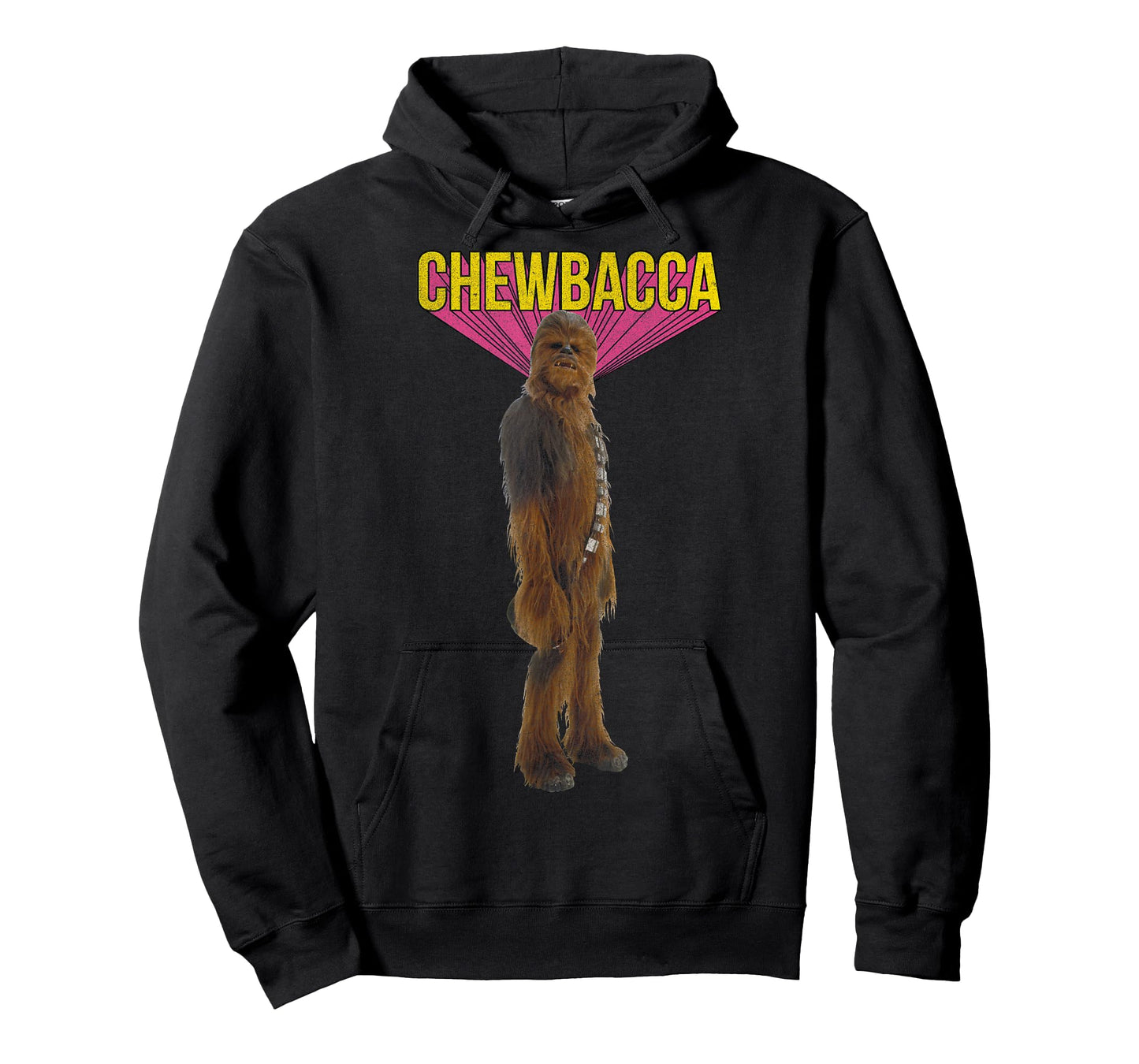 Star Wars Chewbacca Retro In Your Face Burst Graphic T-Shirt T-Shirt